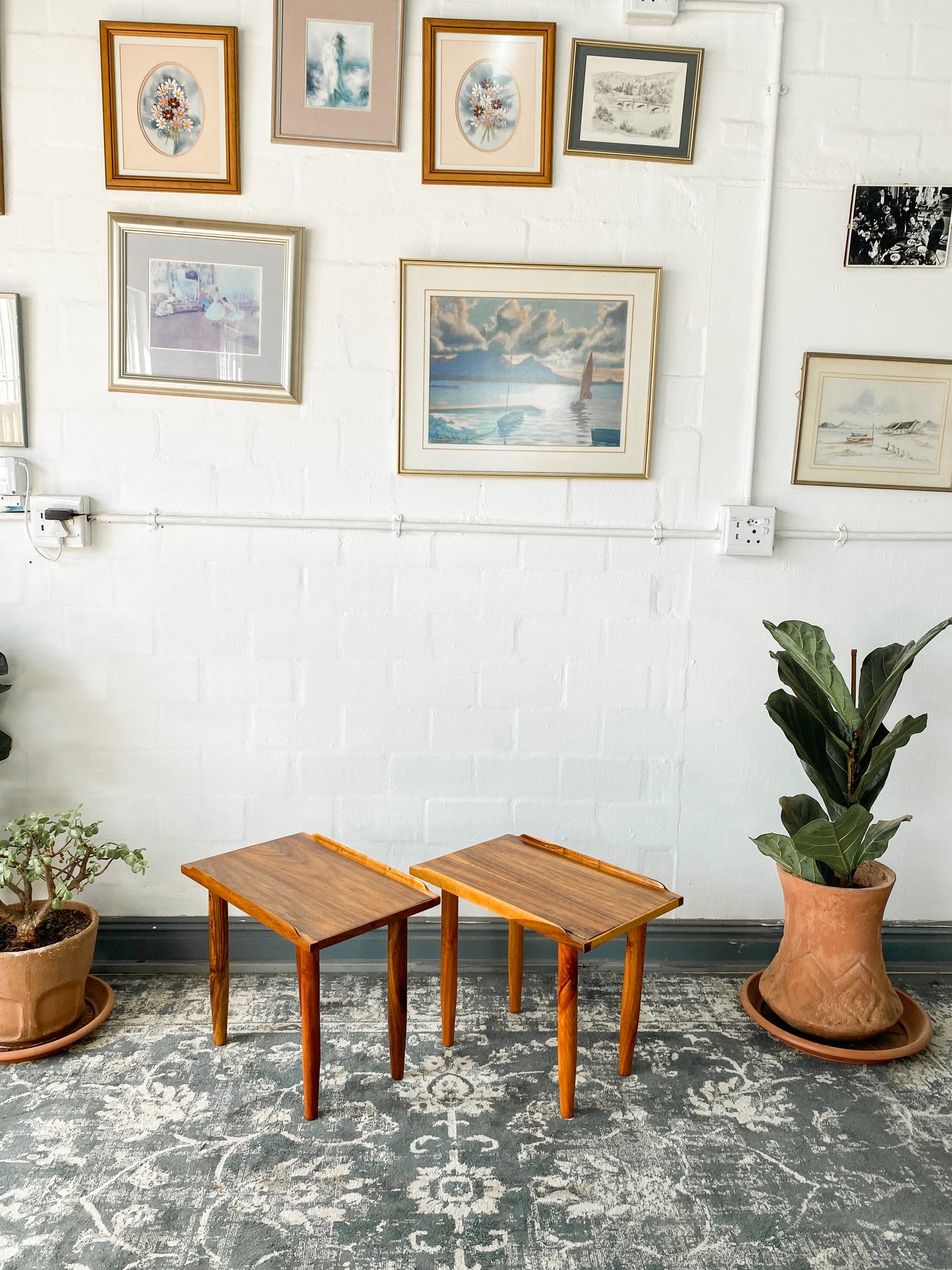 Pair of Mid-Century Side Tables