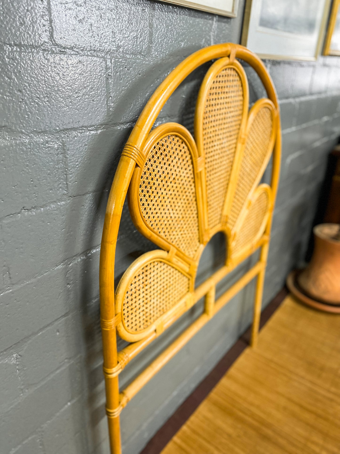 Single Cane Headboard