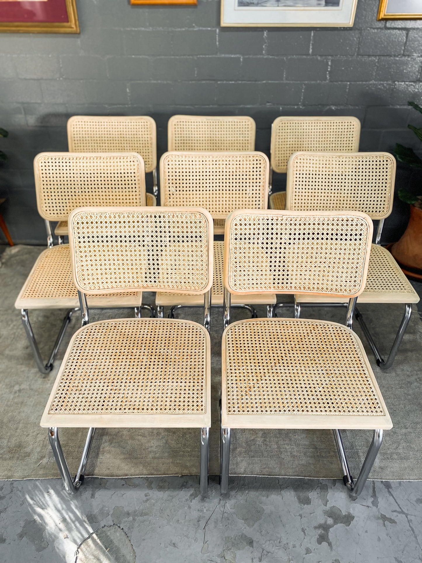 Pair of Cesca Style Dining Chairs