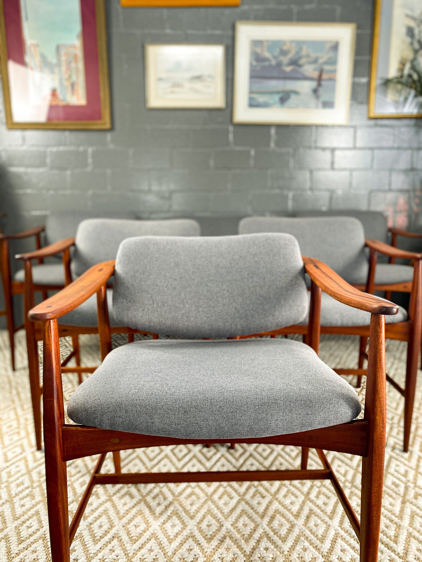 Mid-Century Modern DS Vorster Dining Chairs