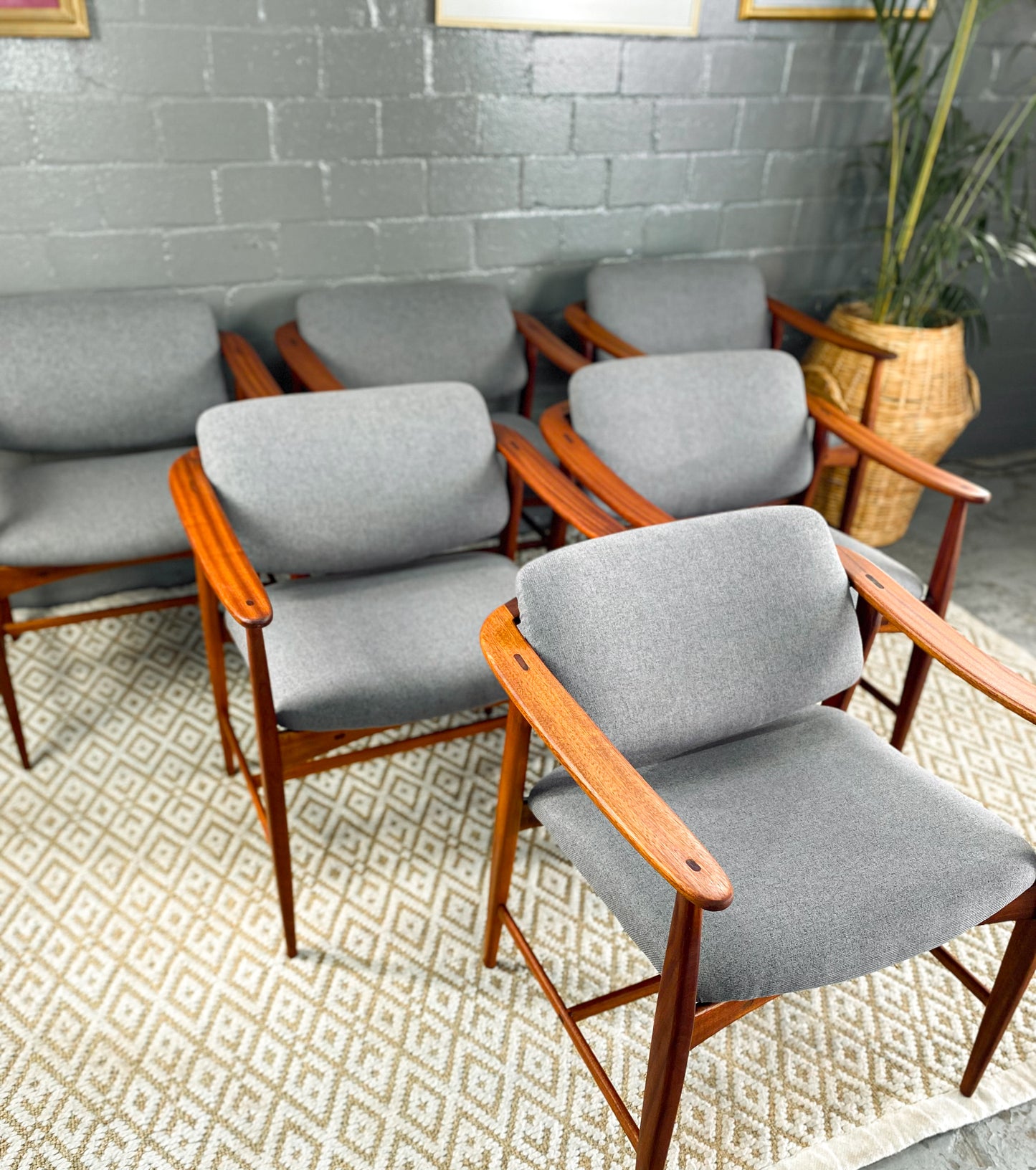 Mid-Century Modern DS Vorster Dining Chairs