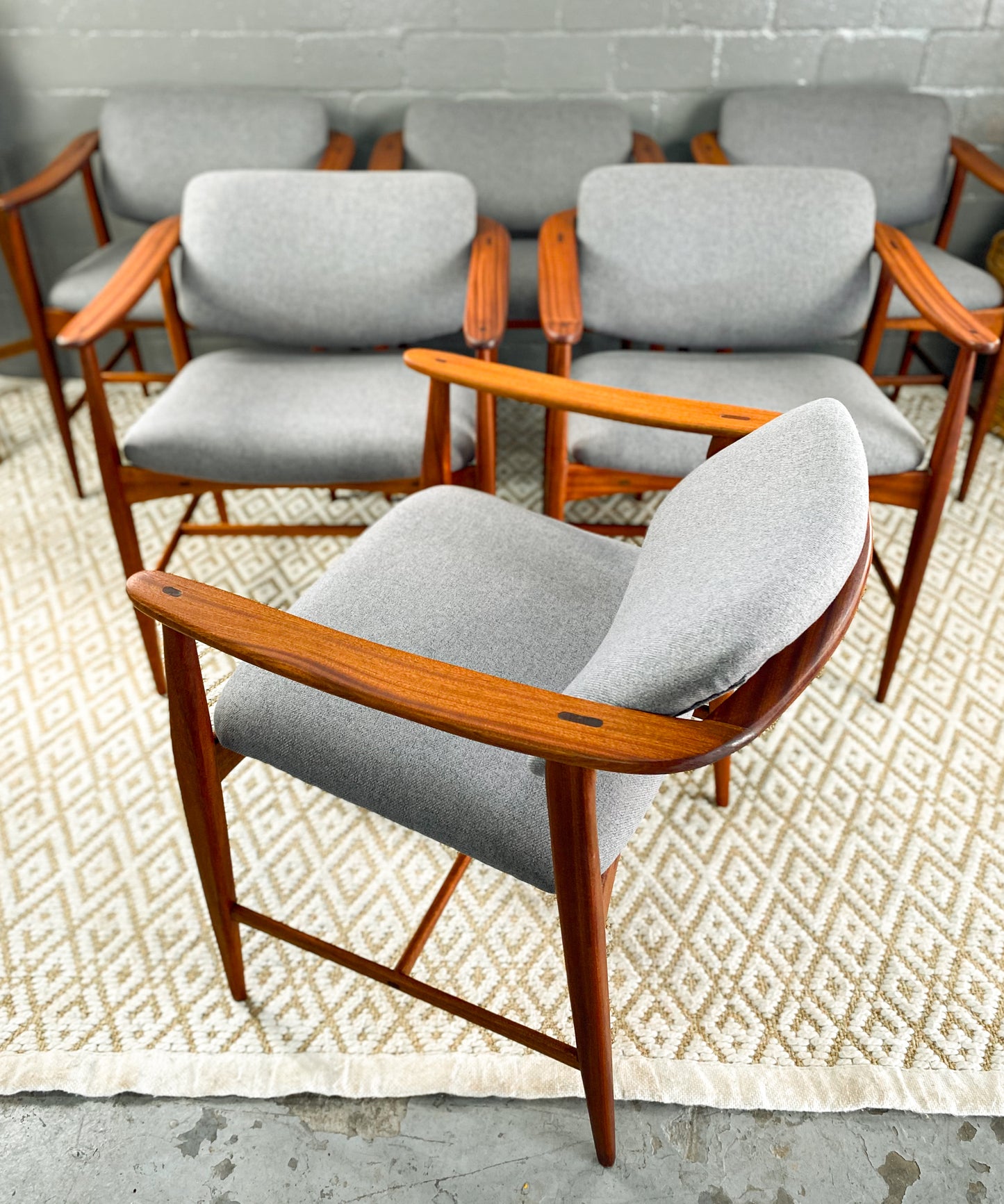 Mid-Century Modern DS Vorster Dining Chairs