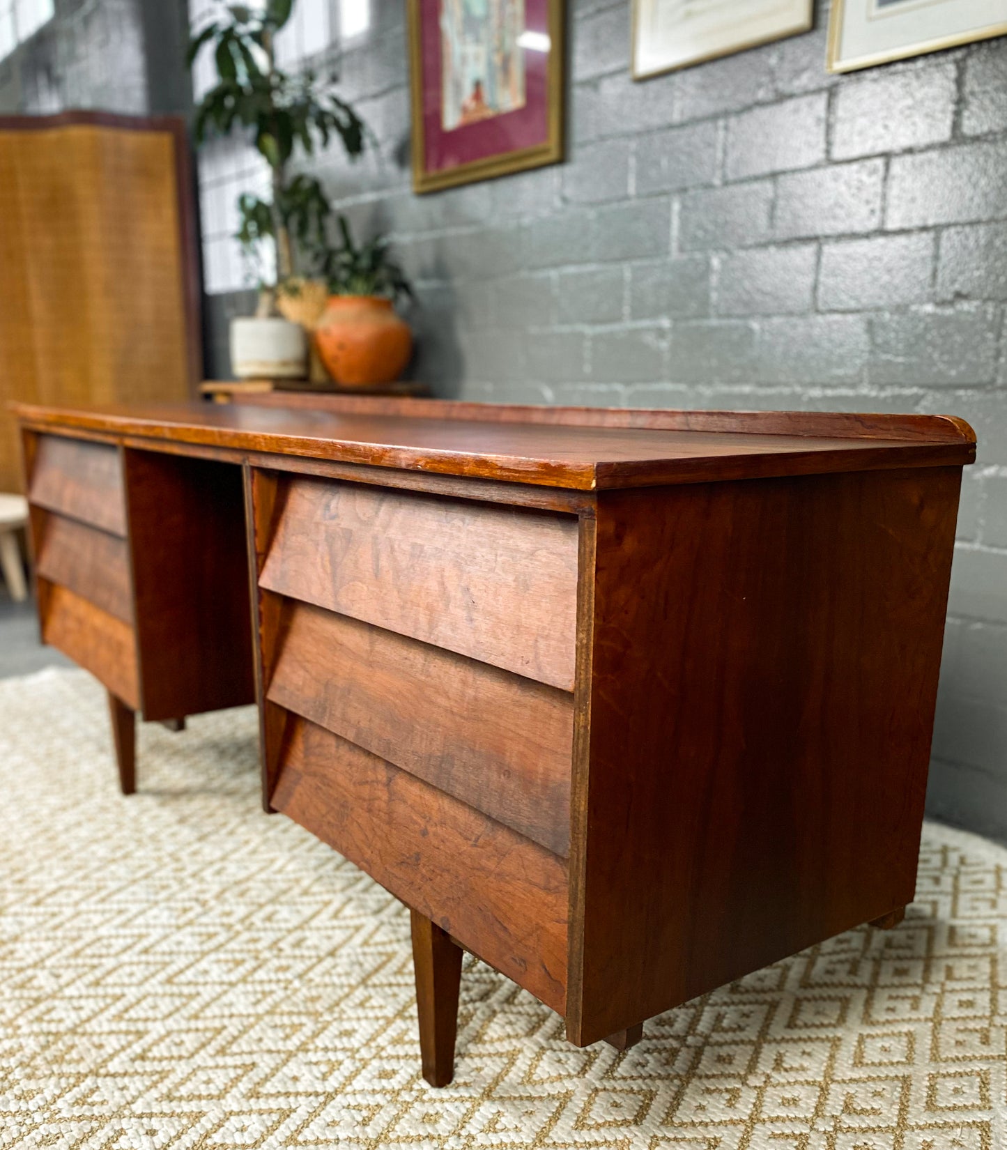 Mid-Century Modern Imbuia Dresser