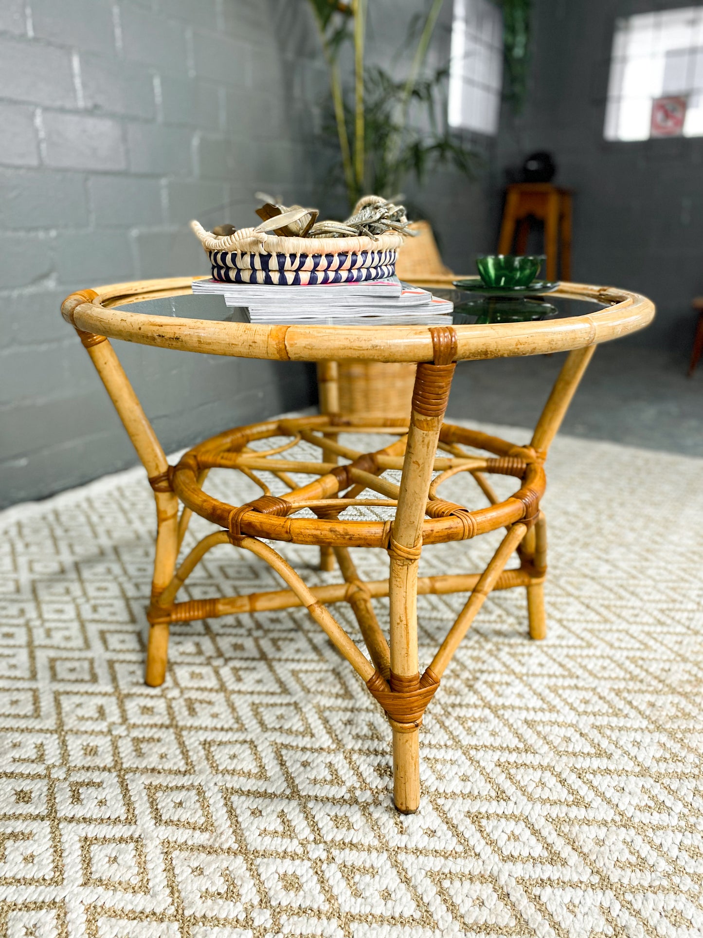 Cane Coffee Table