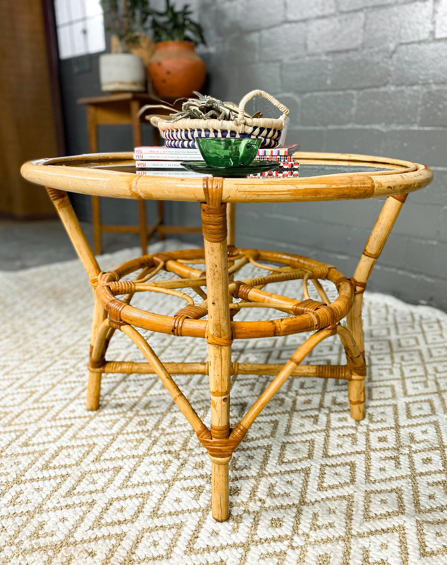 Cane Coffee Table