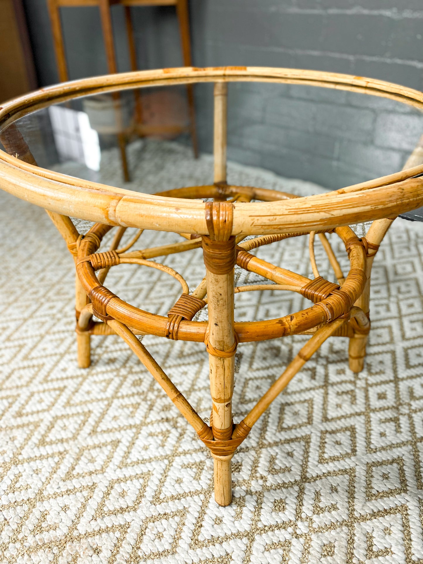 Cane Coffee Table
