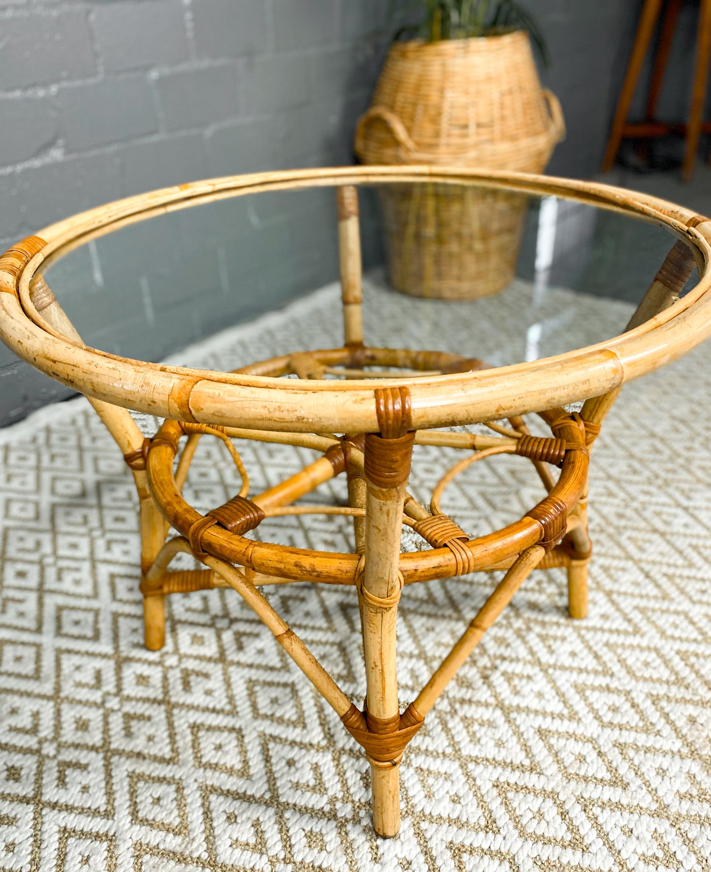 Cane Coffee Table