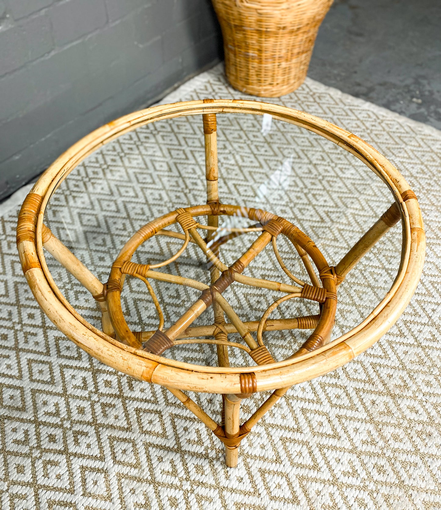 Cane Coffee Table
