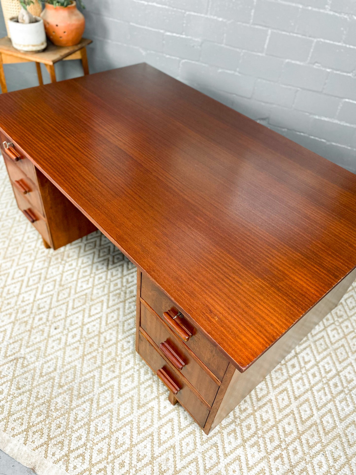 Vintage Teak Desk
