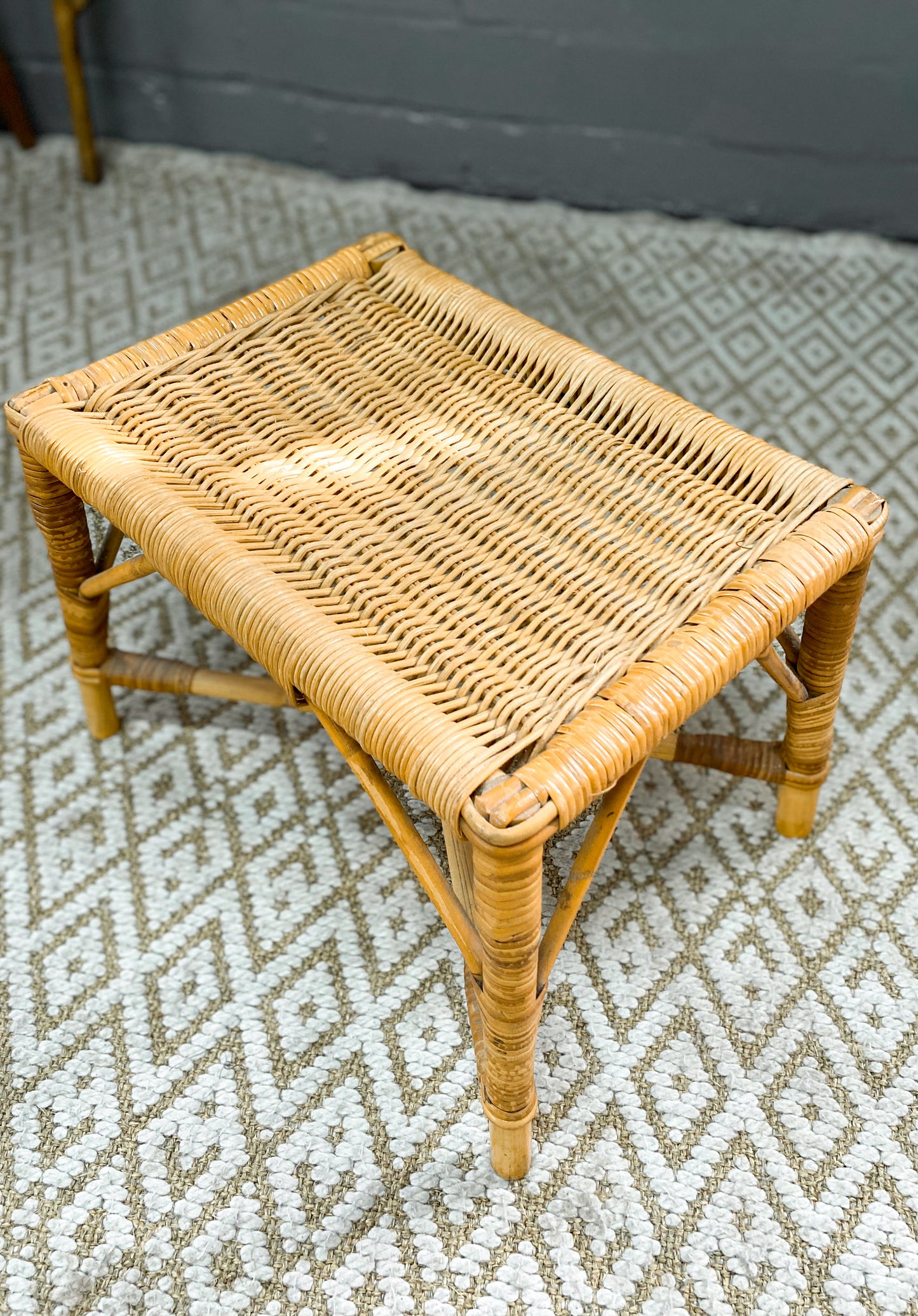 Cane Dresser & Stool