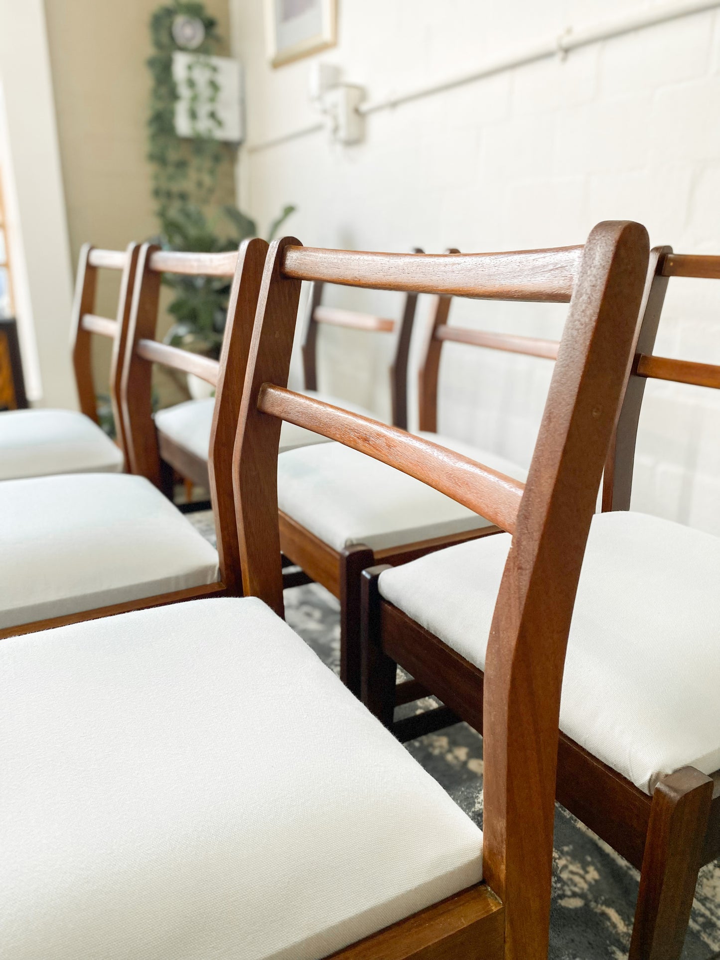 Set of 8 Mid Century Dining Chairs