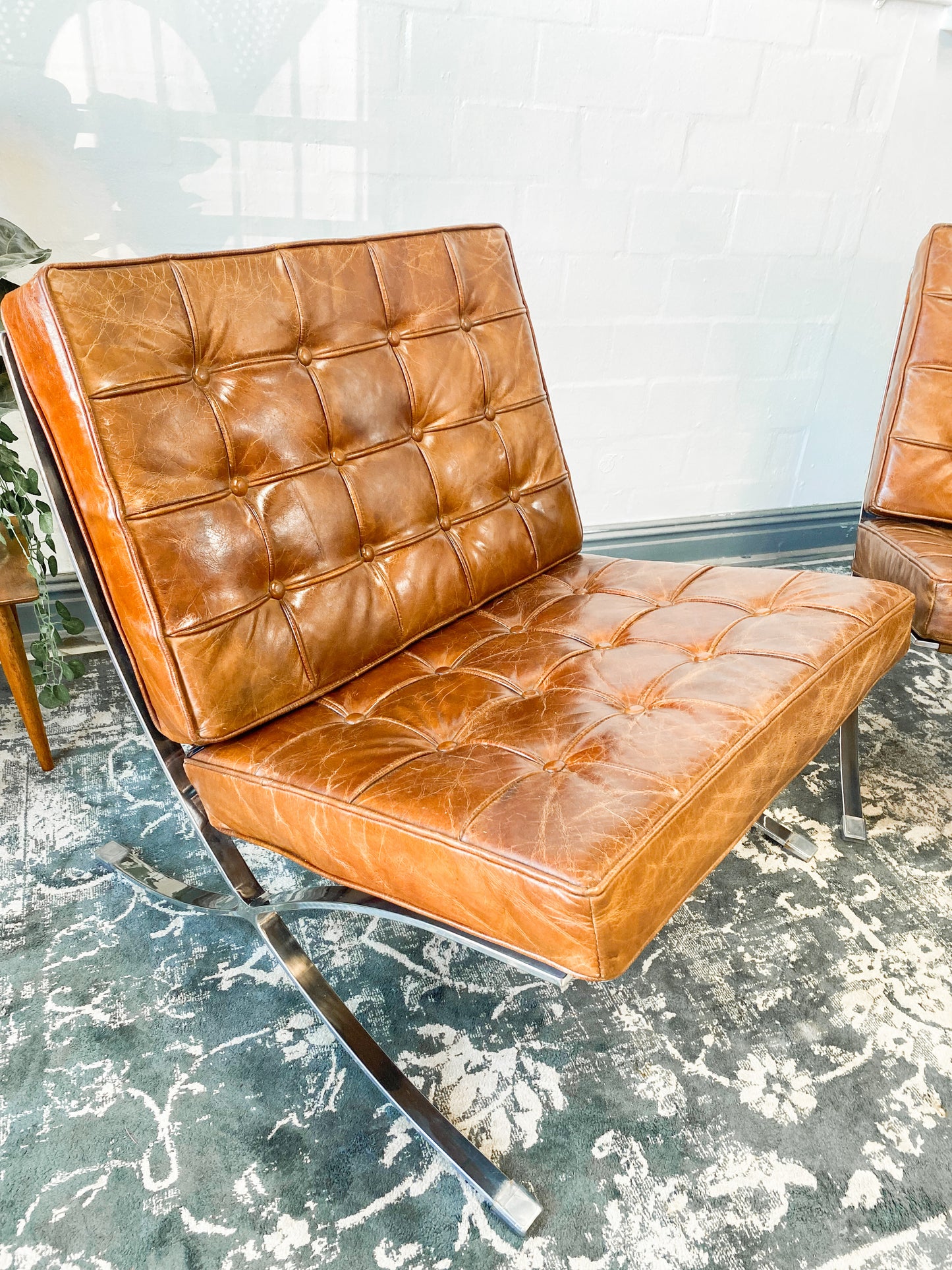 Pair of Barcelona Replica Chairs