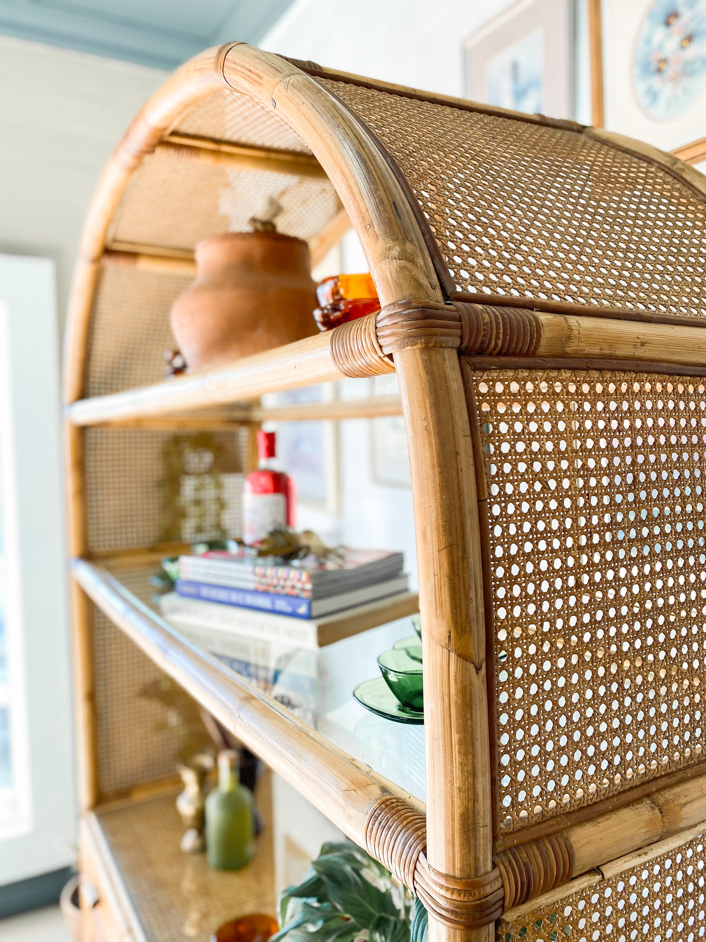 Cane Display Cabinet