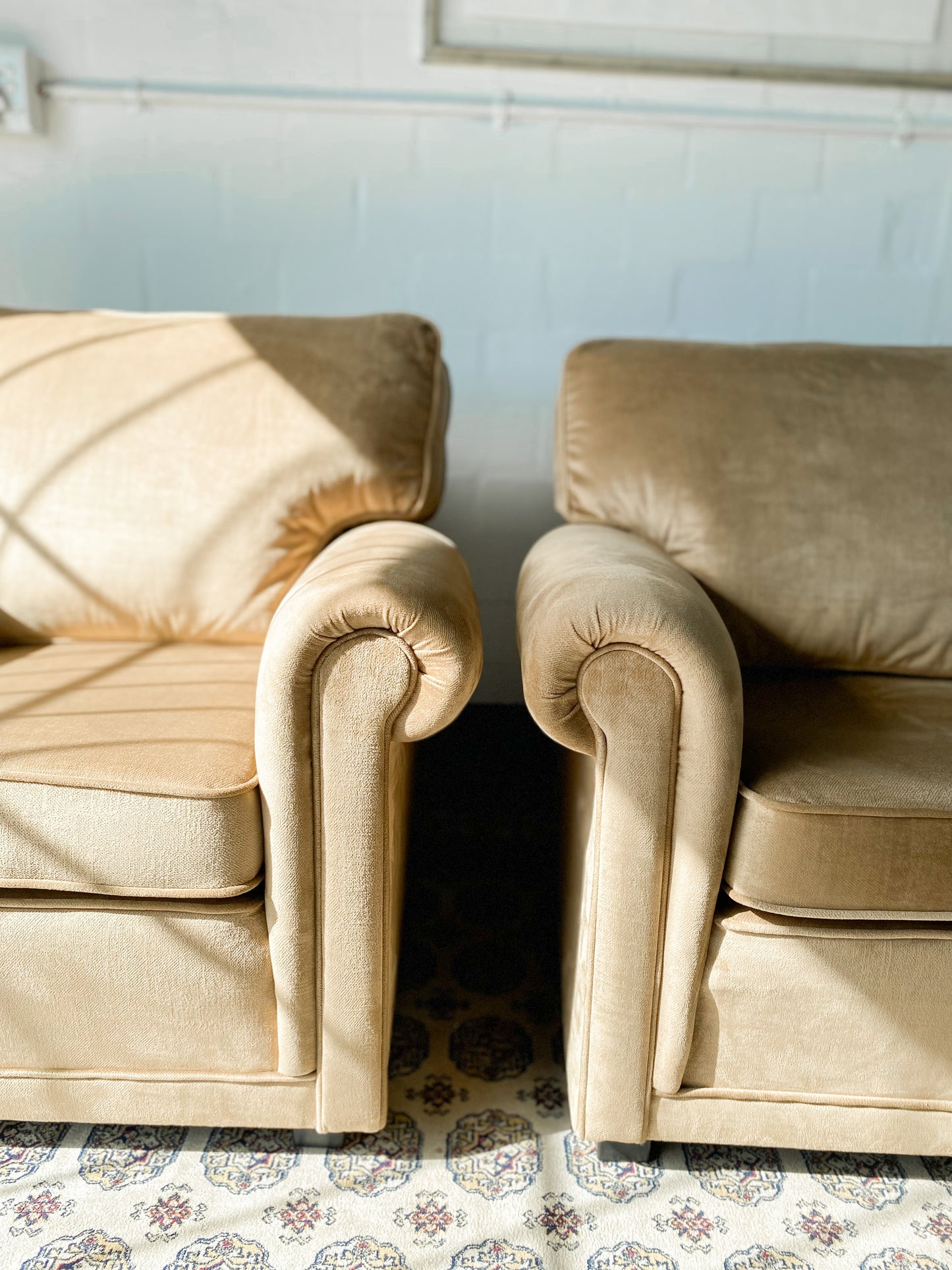Pair of Comfy Armchairs