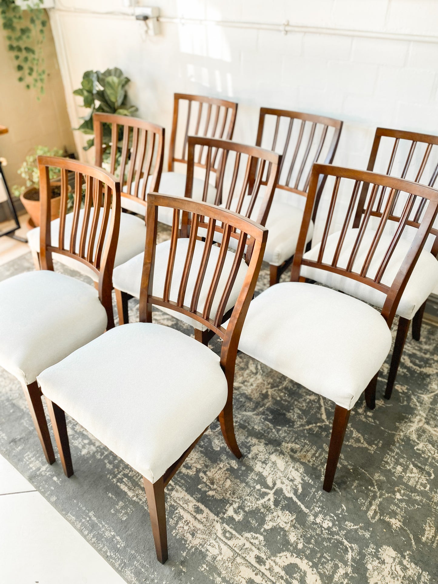 Set of 8 EE Meyer Dining Chairs