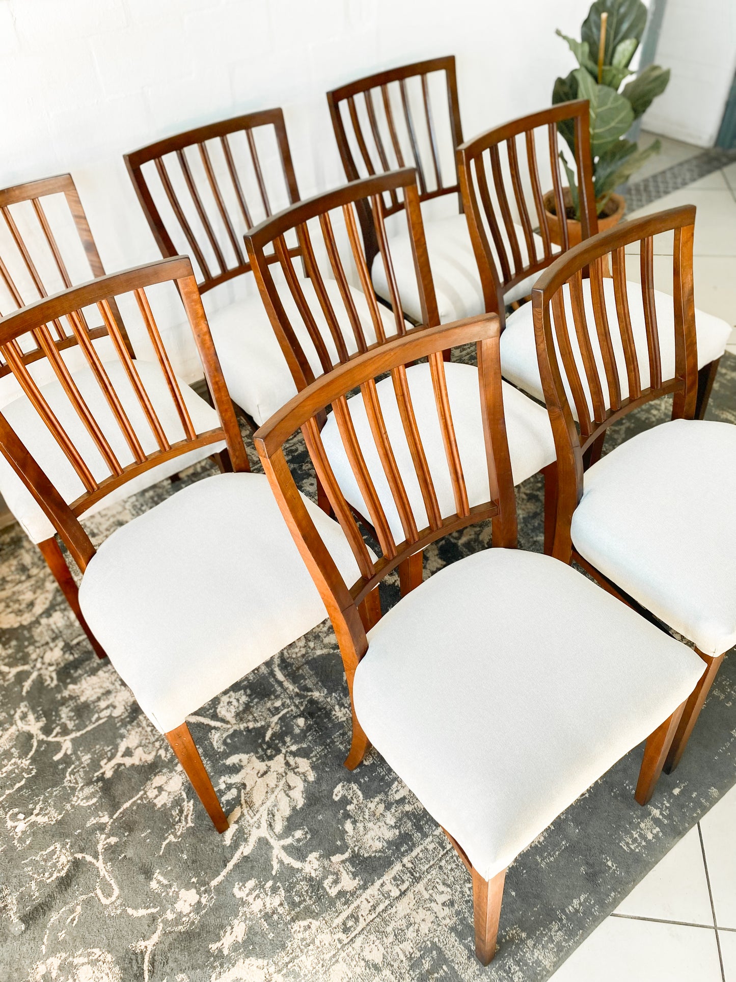Set of 8 EE Meyer Dining Chairs