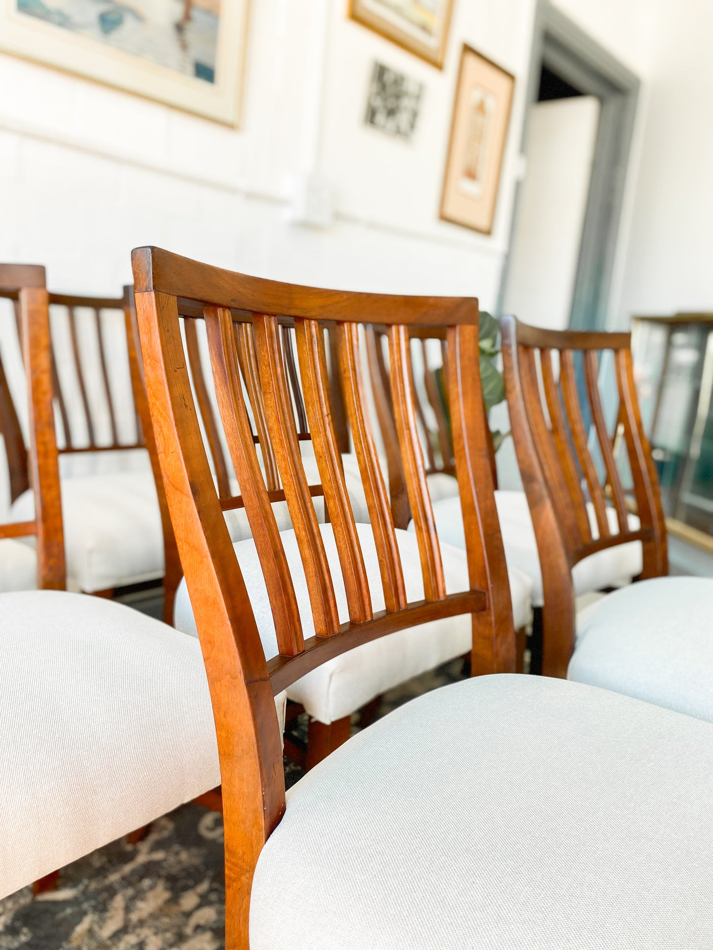 Set of 8 EE Meyer Dining Chairs