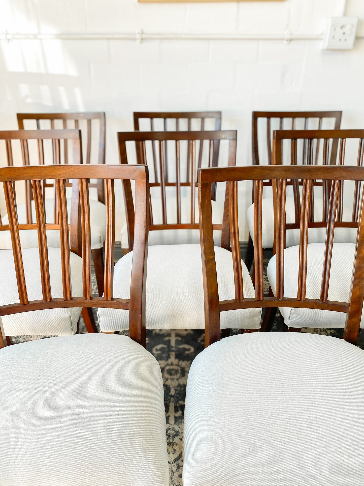 Set of 8 EE Meyer Dining Chairs