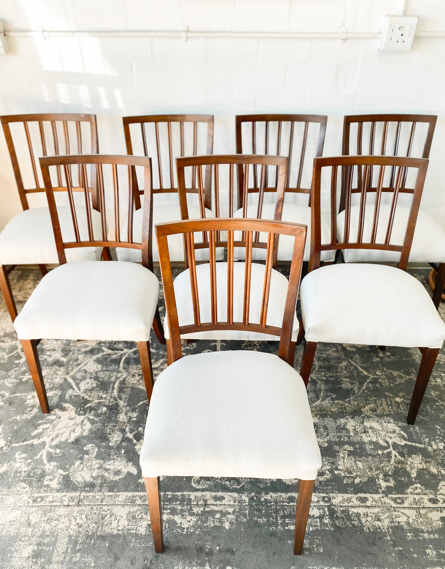 Set of 8 EE Meyer Dining Chairs