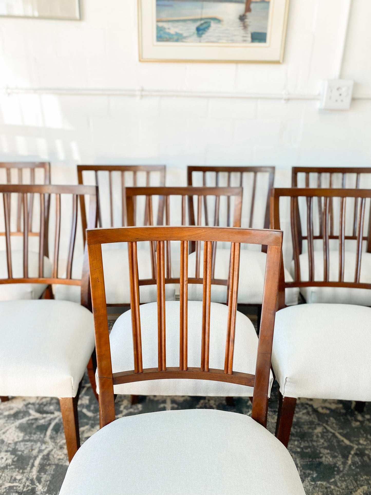 Set of 8 EE Meyer Dining Chairs