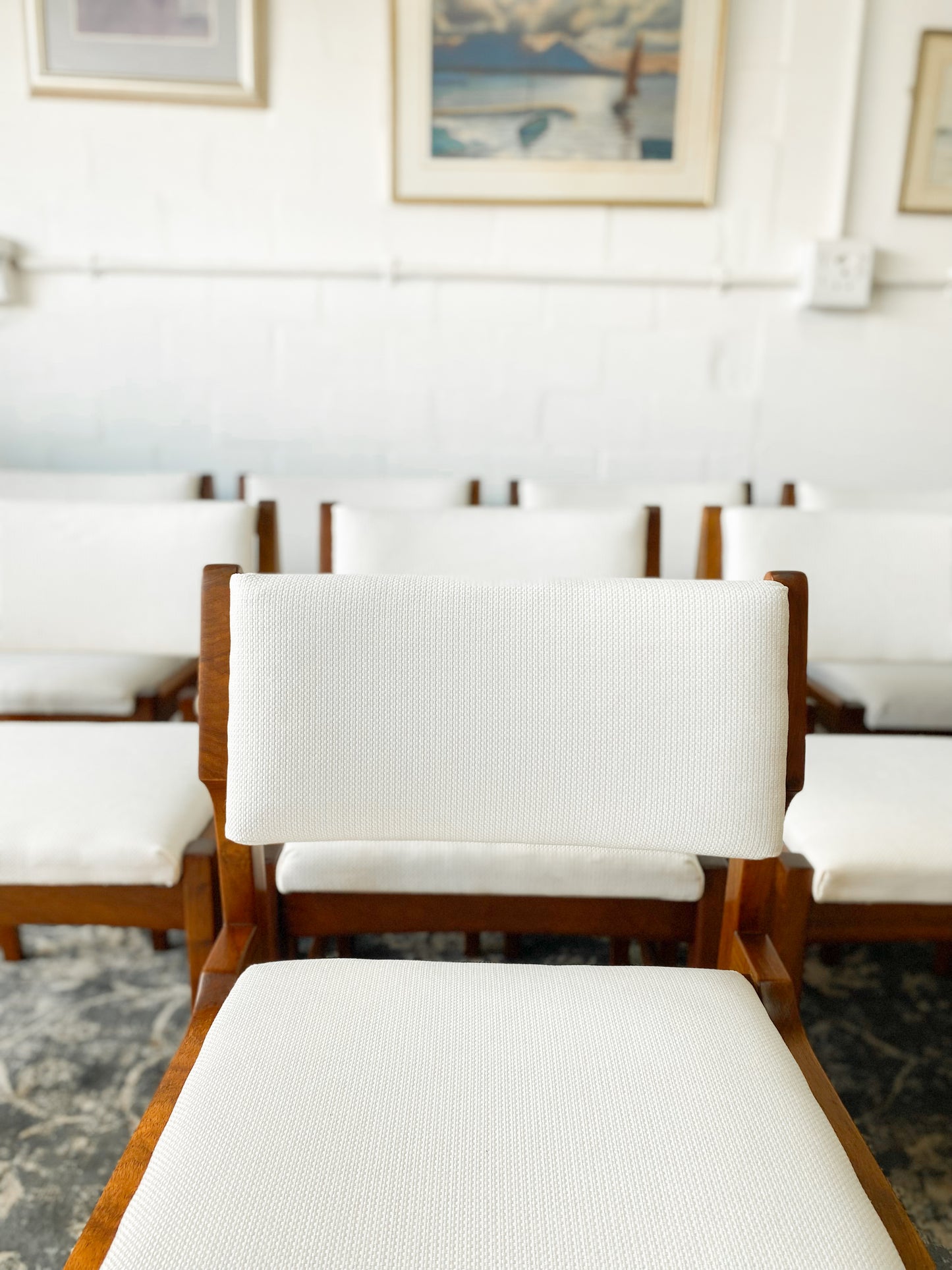 Set of 8 Kallenbach-style dining chairs