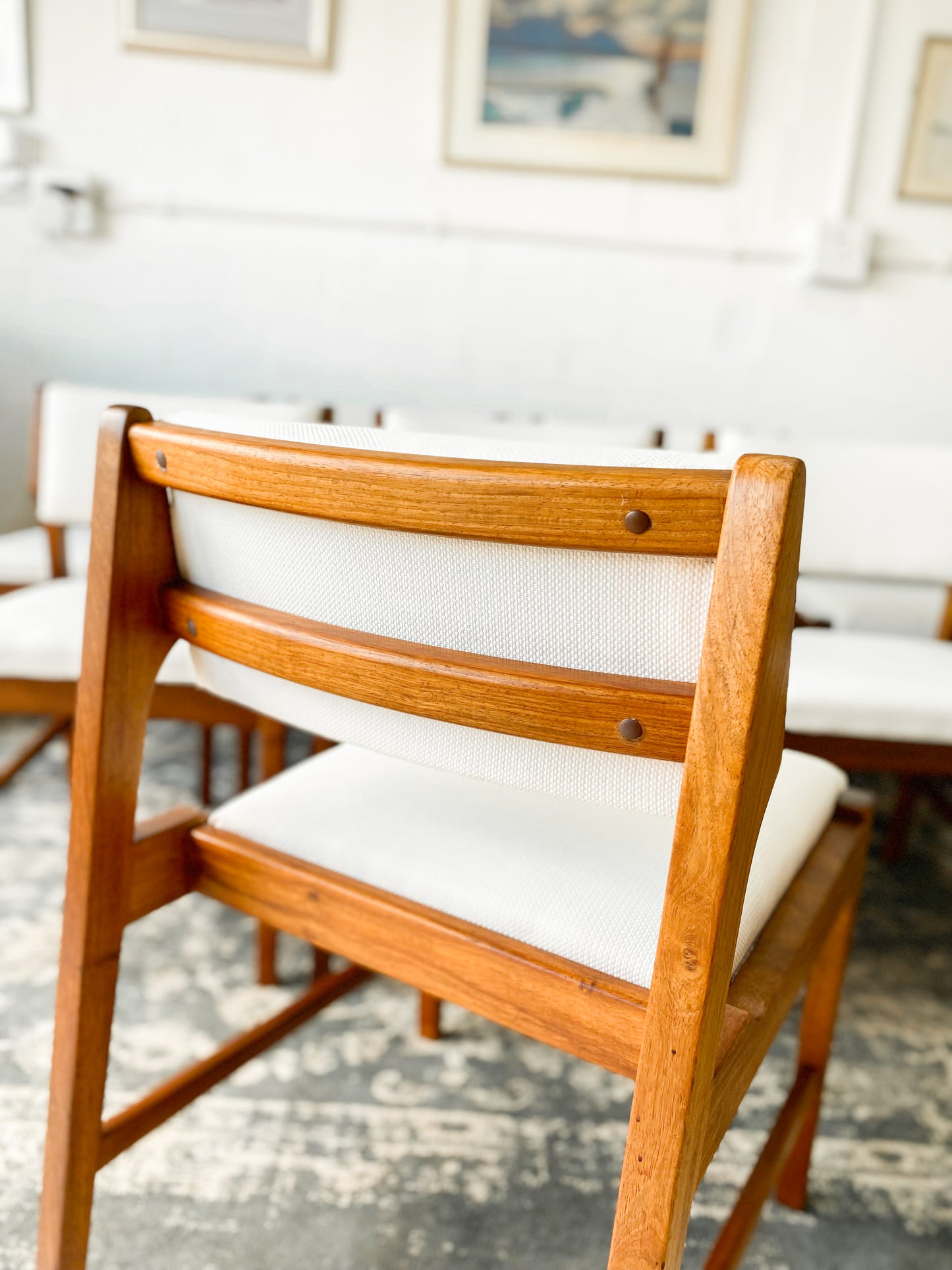 Set of 8 Kallenbach-style dining chairs