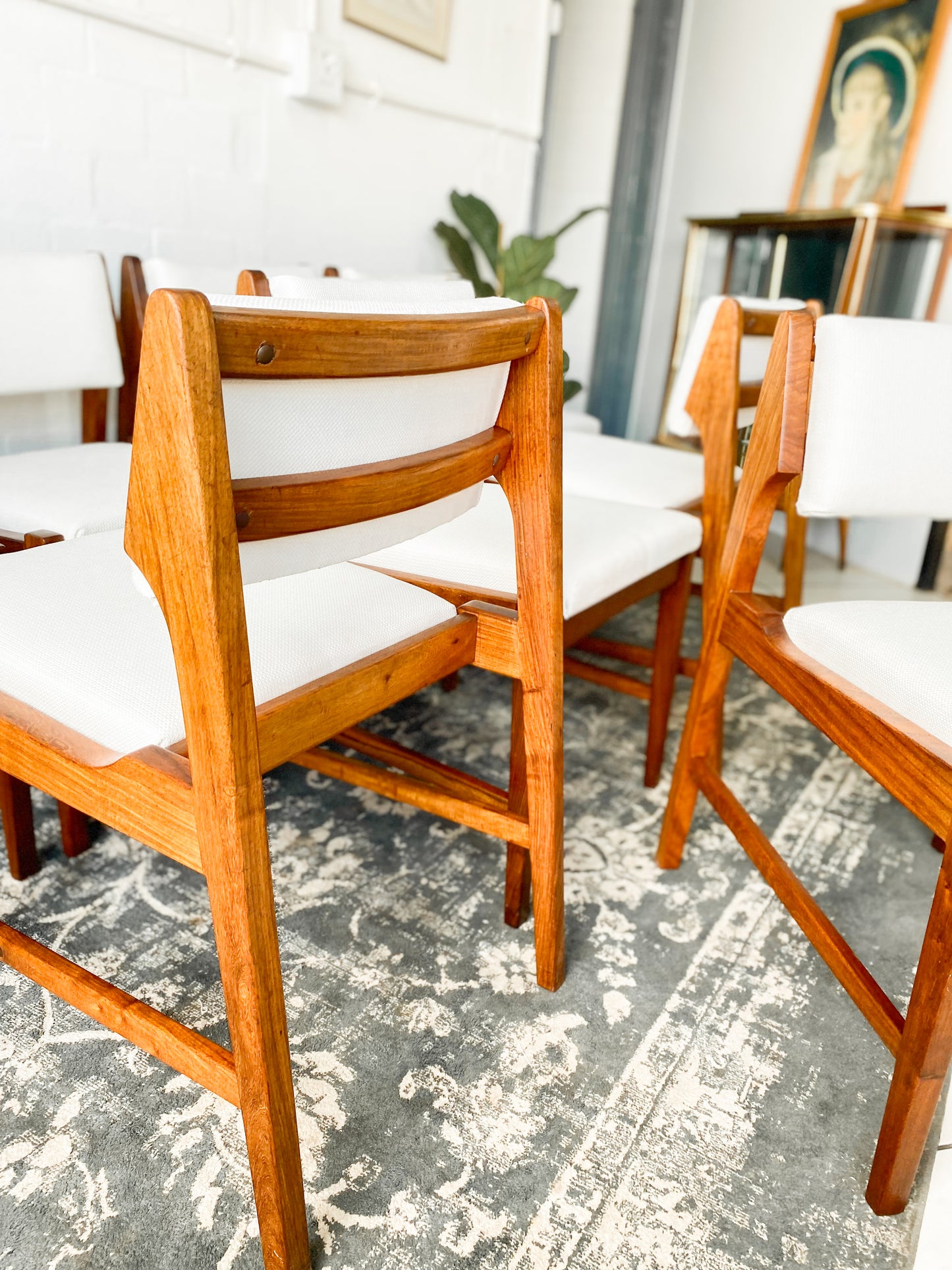 Set of 8 Kallenbach-style dining chairs