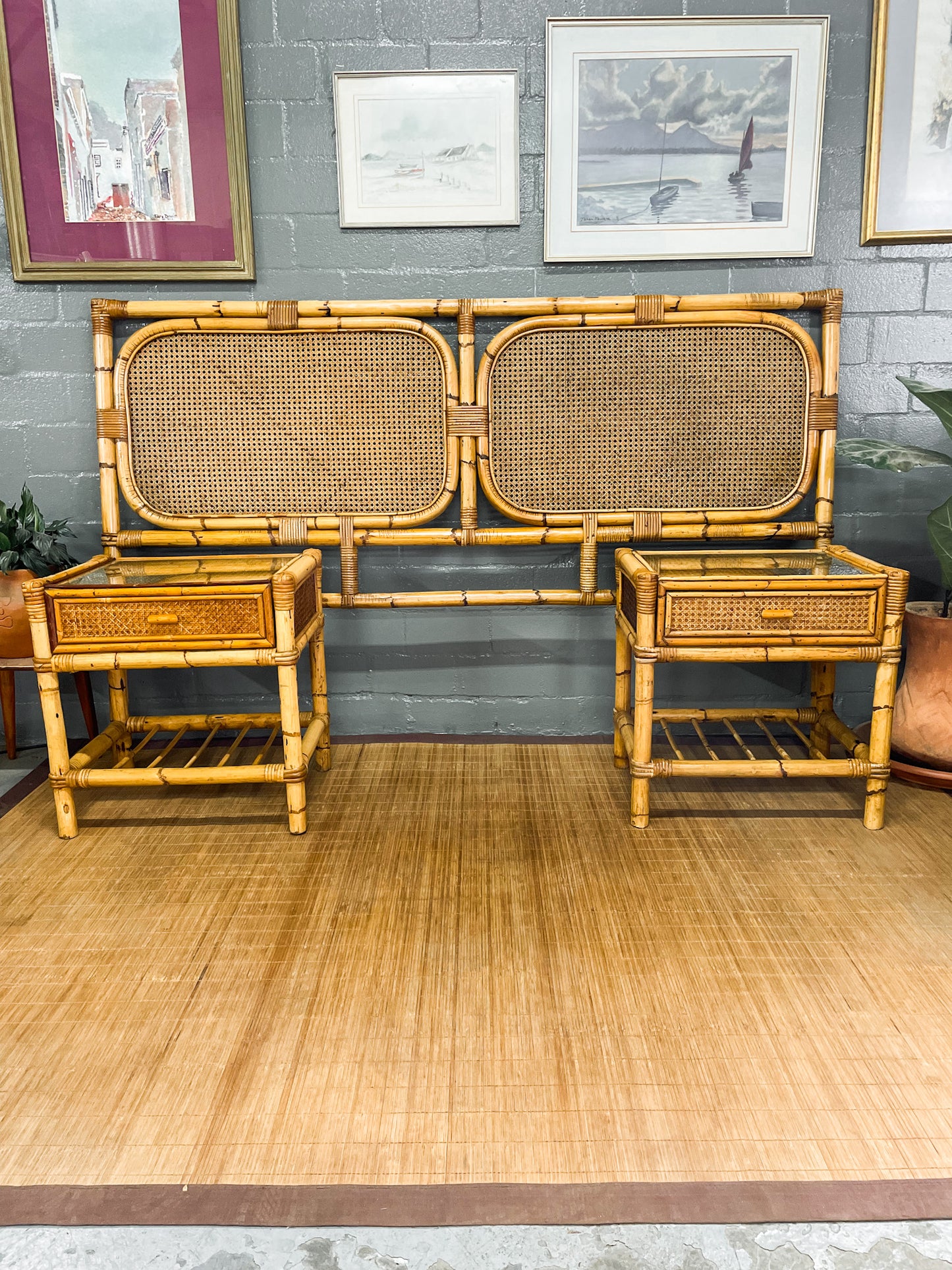 Regal Cane King Bedroom Set