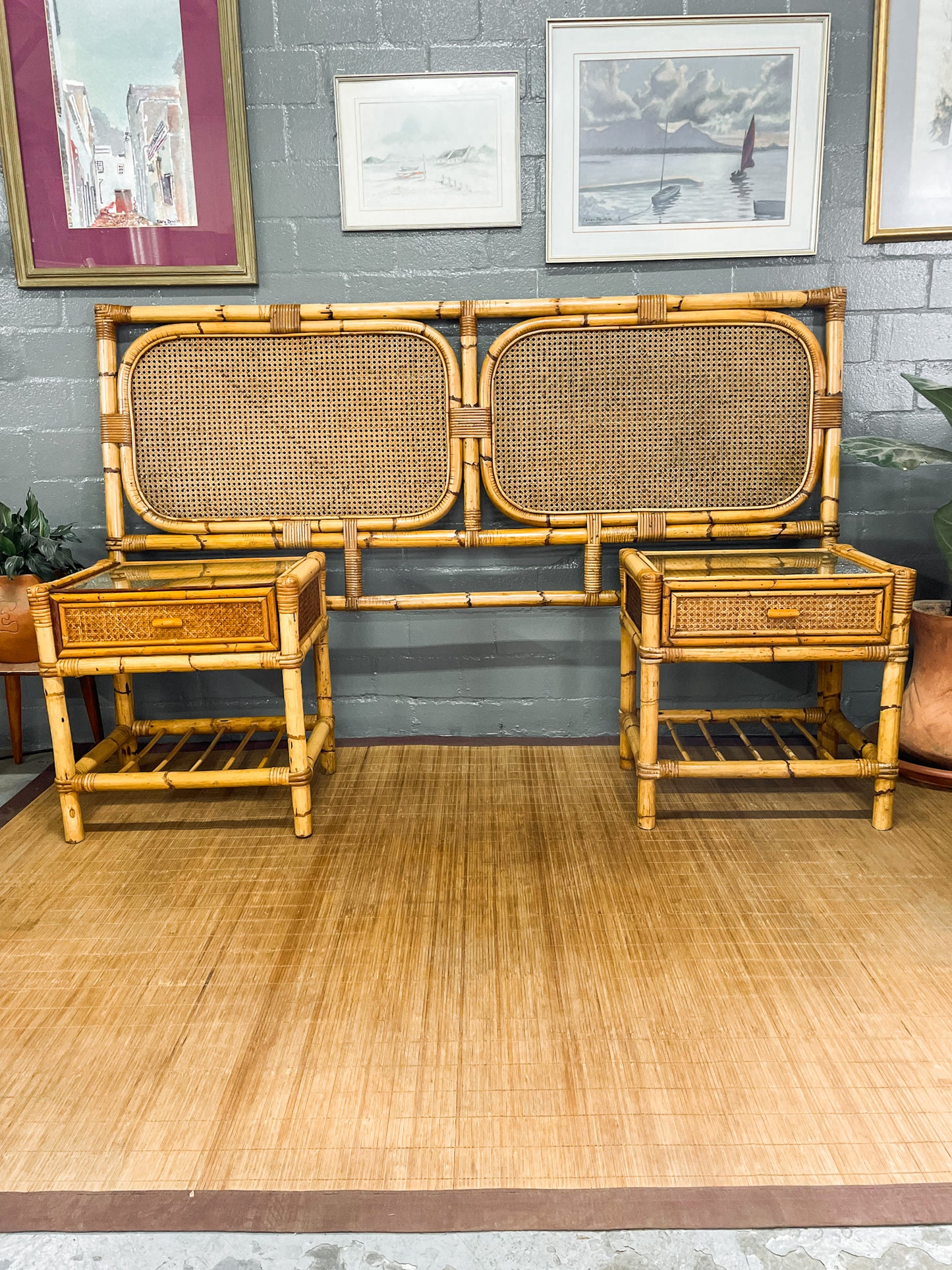 Regal Cane King Bedroom Set