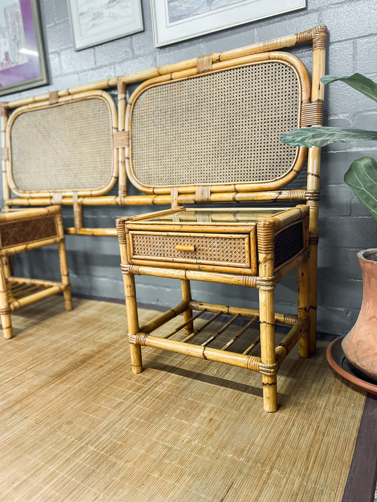 Regal Cane King Bedroom Set