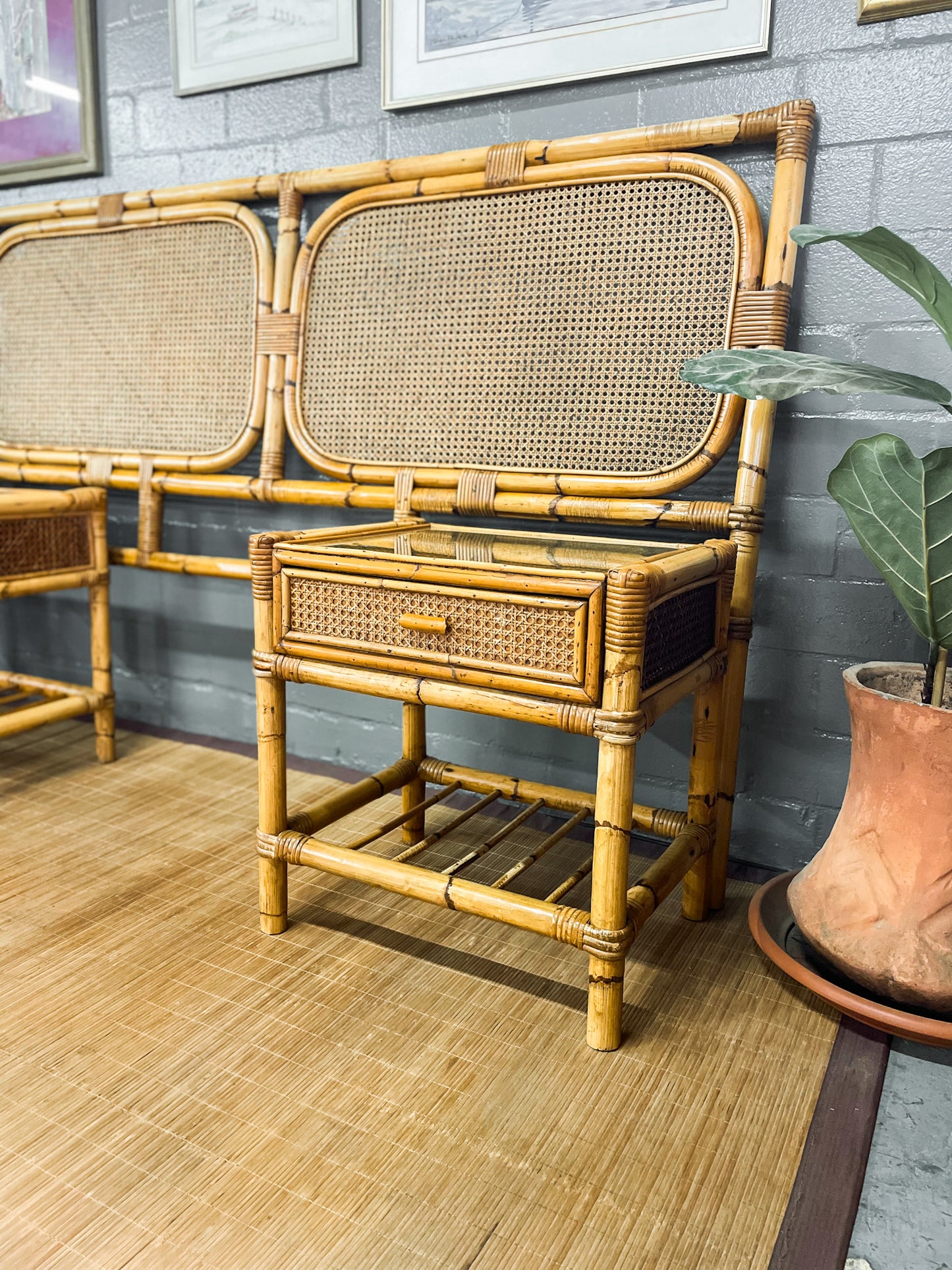 Regal Cane King Bedroom Set