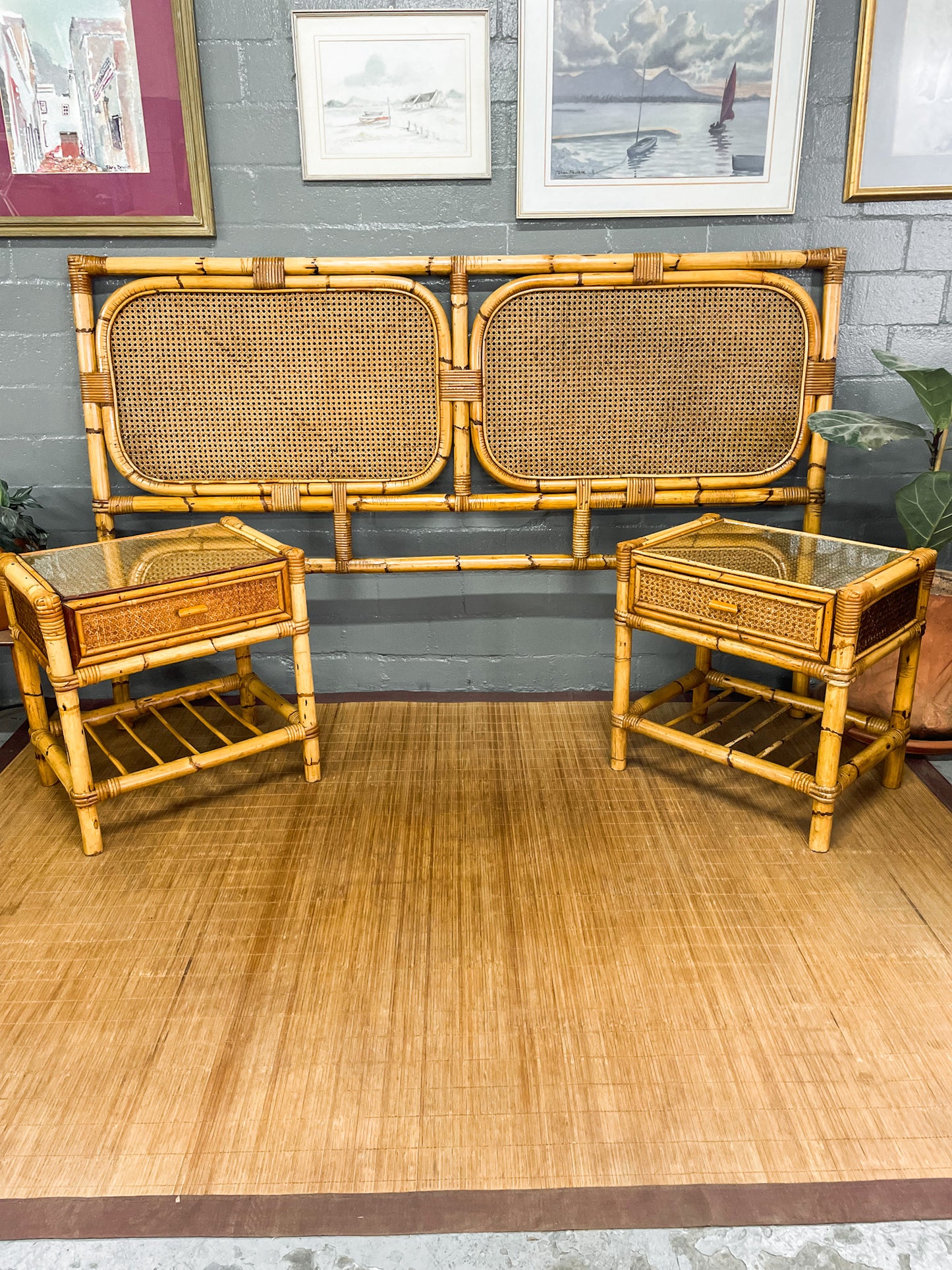 Regal Cane King Bedroom Set