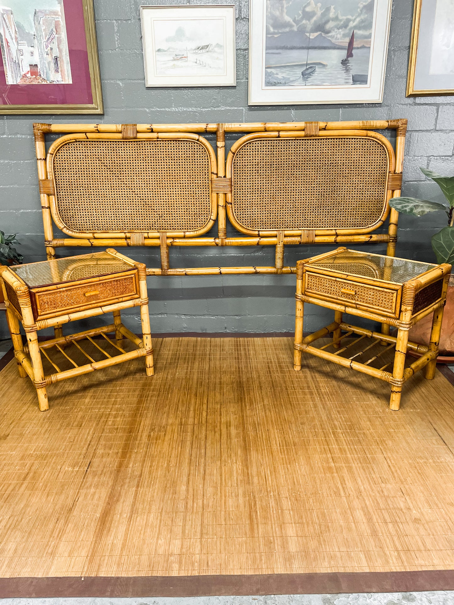 Regal Cane King Bedroom Set