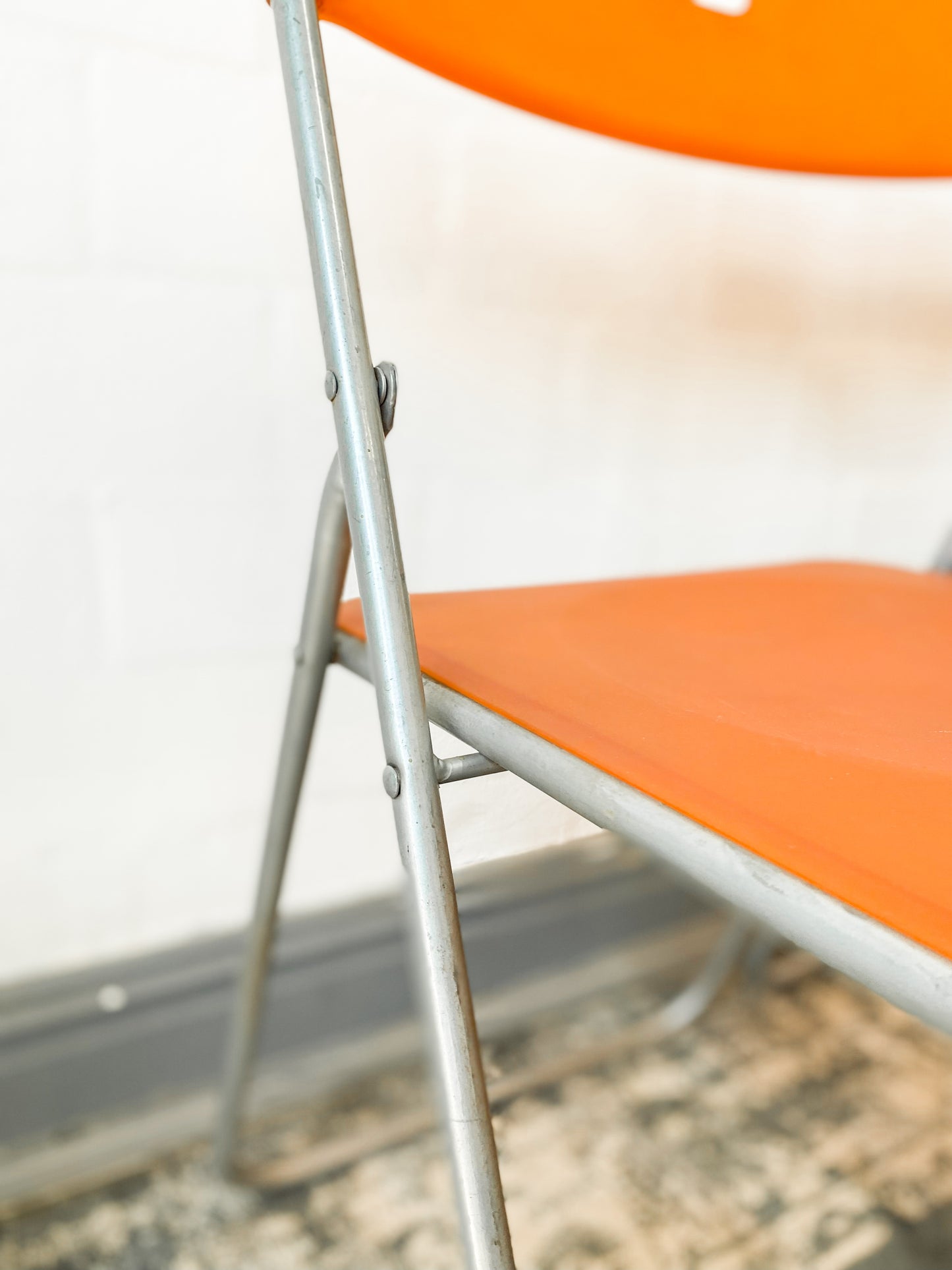 Set of 4 Piretti-style Folding Chairs