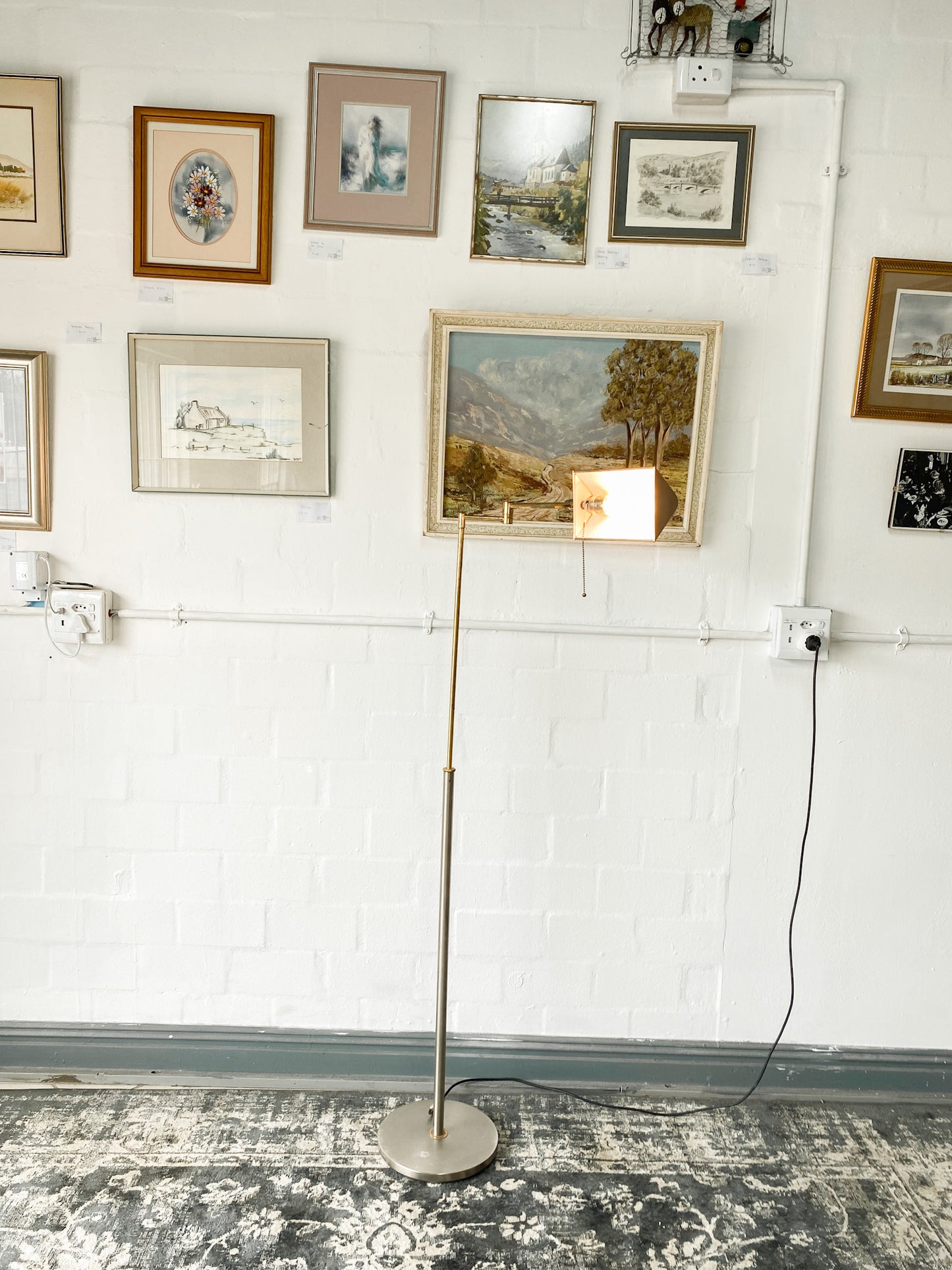 Brass Floor Lamp