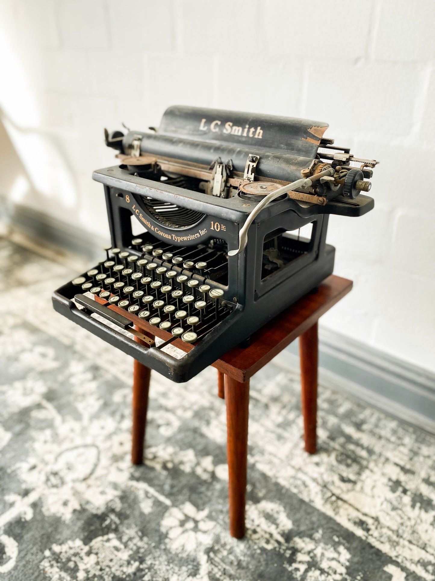 L.C. Smith #8-10inch Typewriter