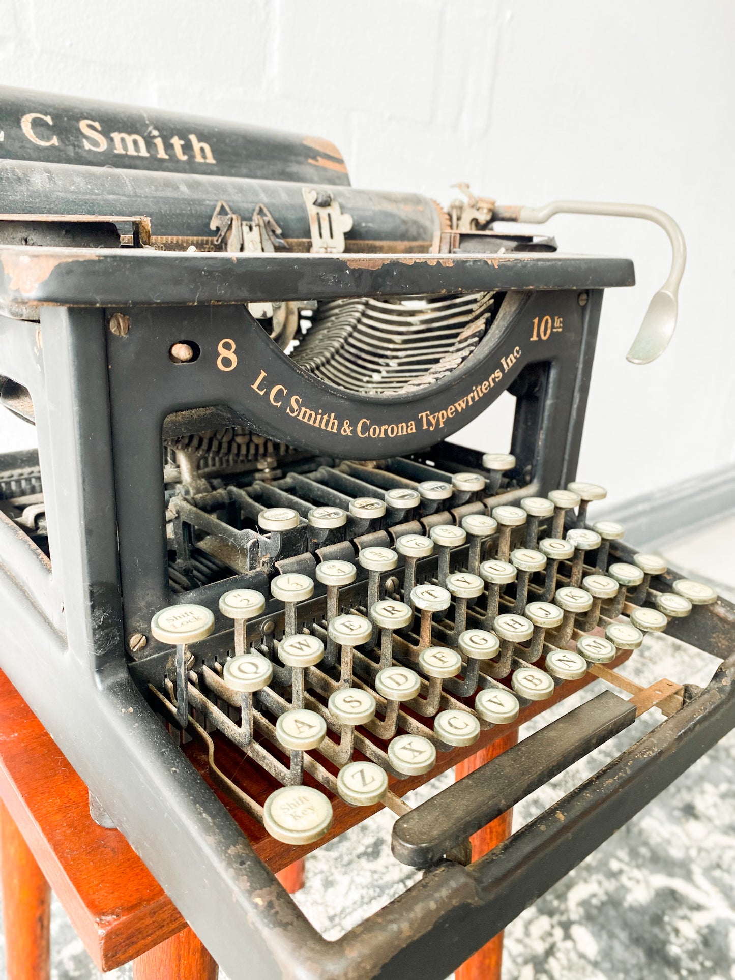 L.C. Smith #8-10inch Typewriter