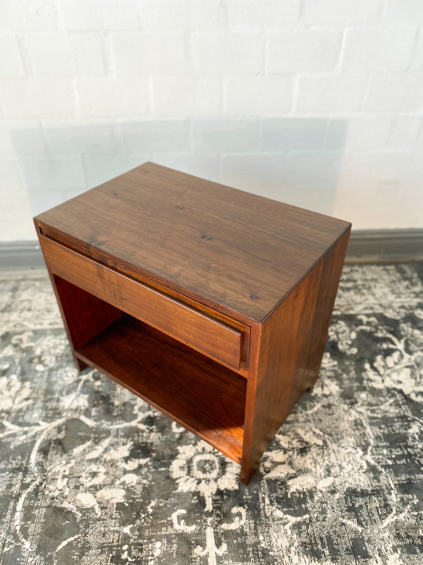 Solid Imbuia Pedestal Pair