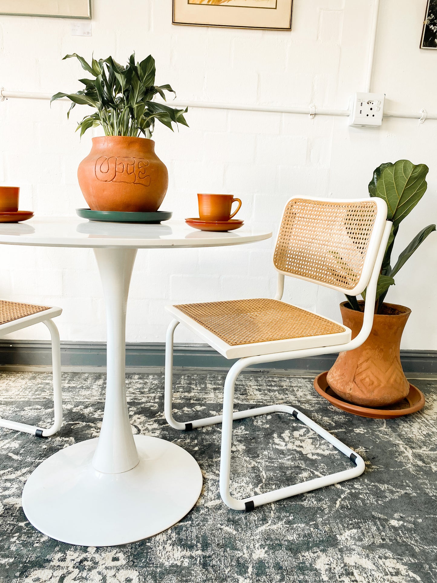 Pair of Cesca Style Dining Chairs