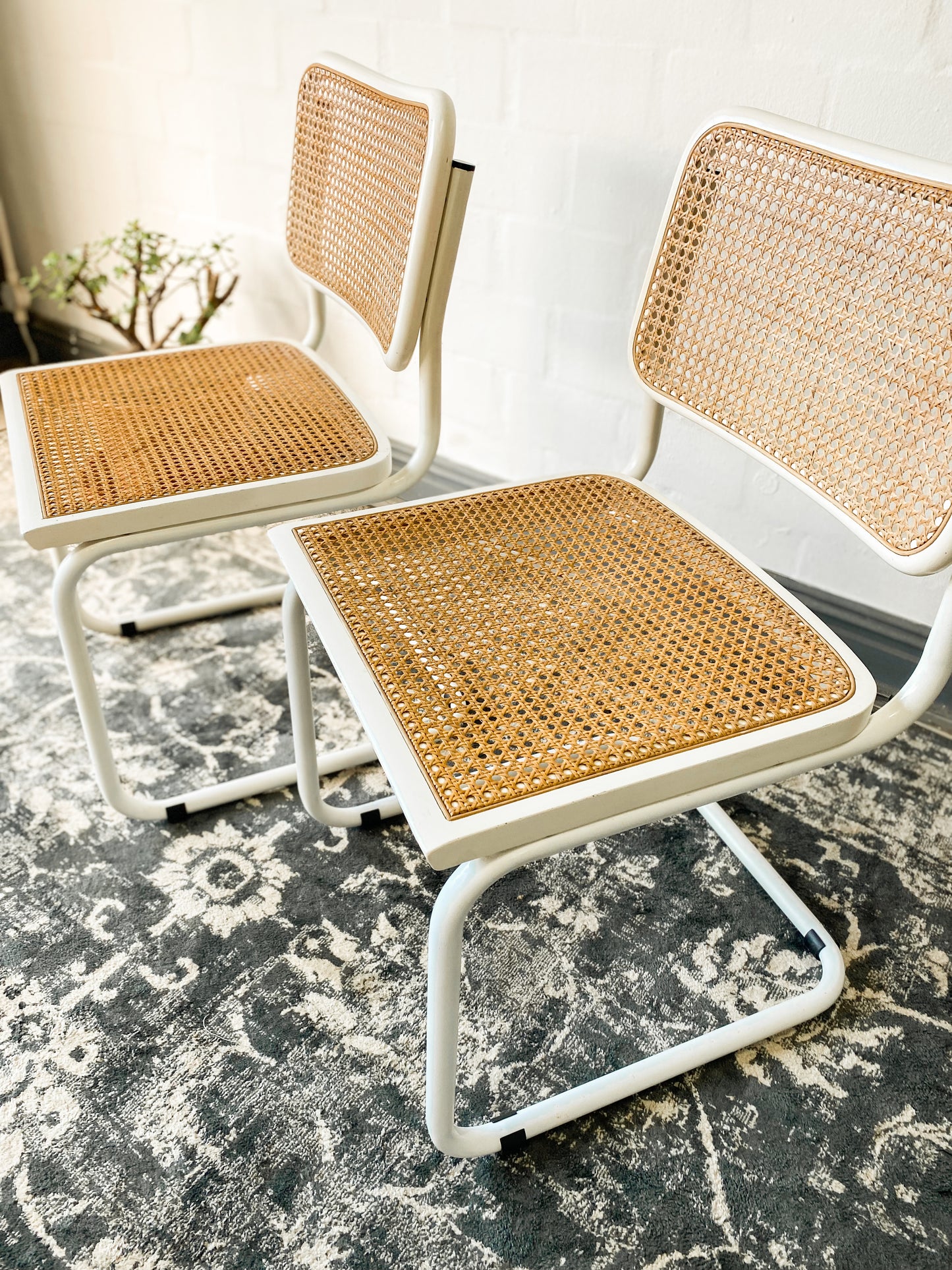 Pair of Cesca Style Dining Chairs