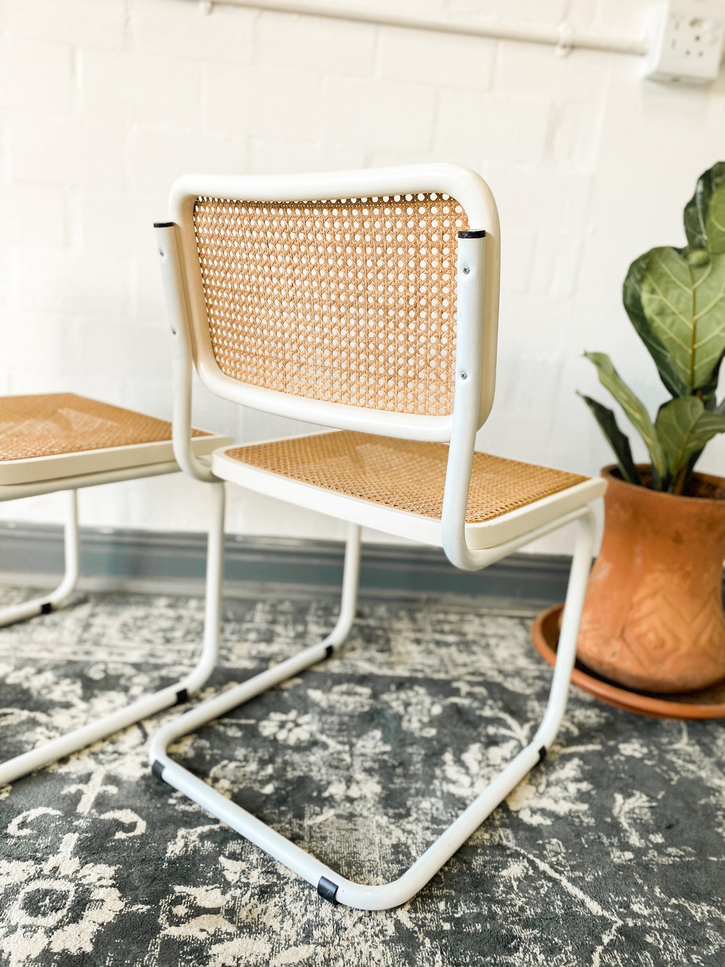 Pair of Cesca Style Dining Chairs