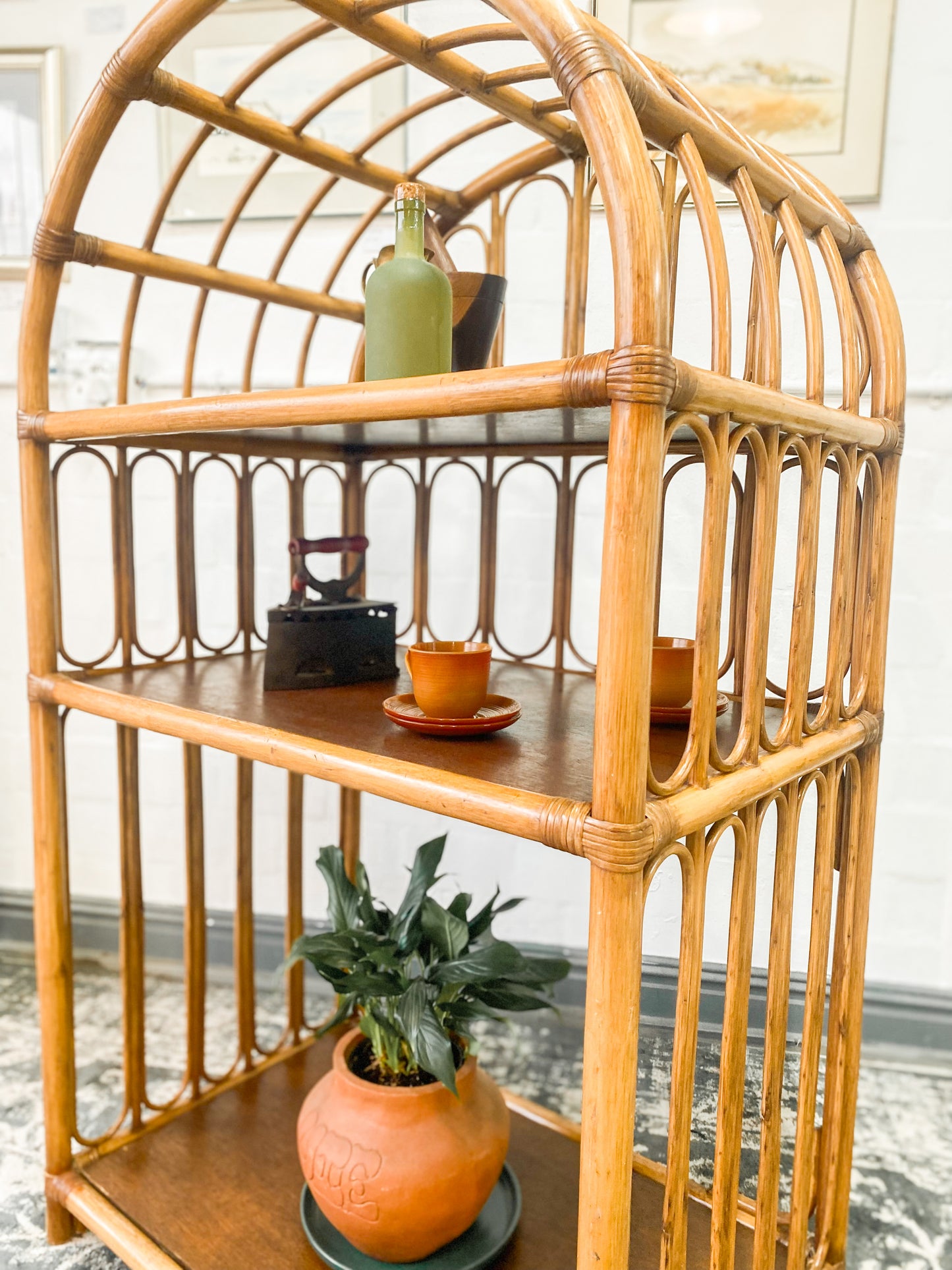 Cane Display Shelf