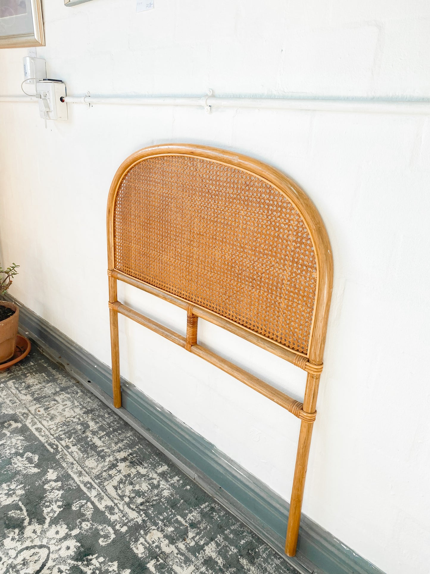 Single Cane Headboard