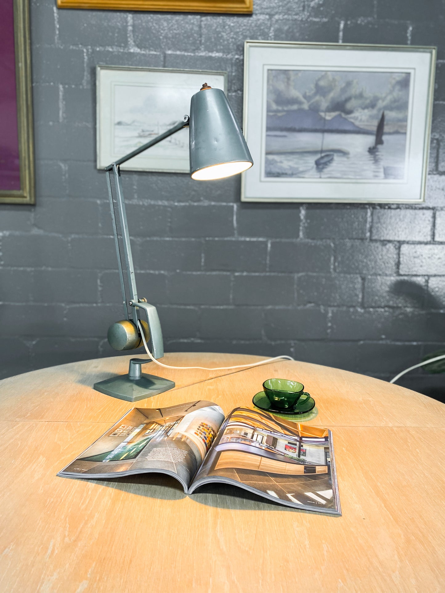 Vintage Horstmann 'Simplus' Desk Lamp