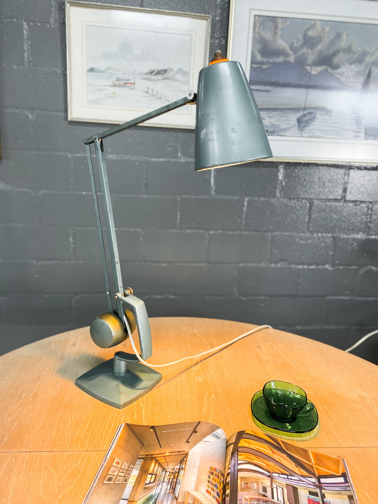 Vintage Horstmann 'Simplus' Desk Lamp