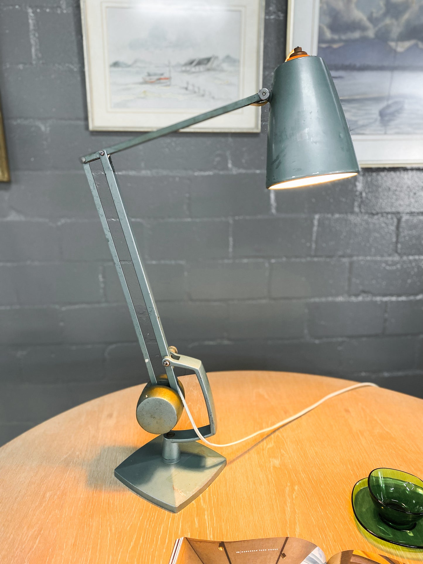 Vintage Horstmann 'Simplus' Desk Lamp