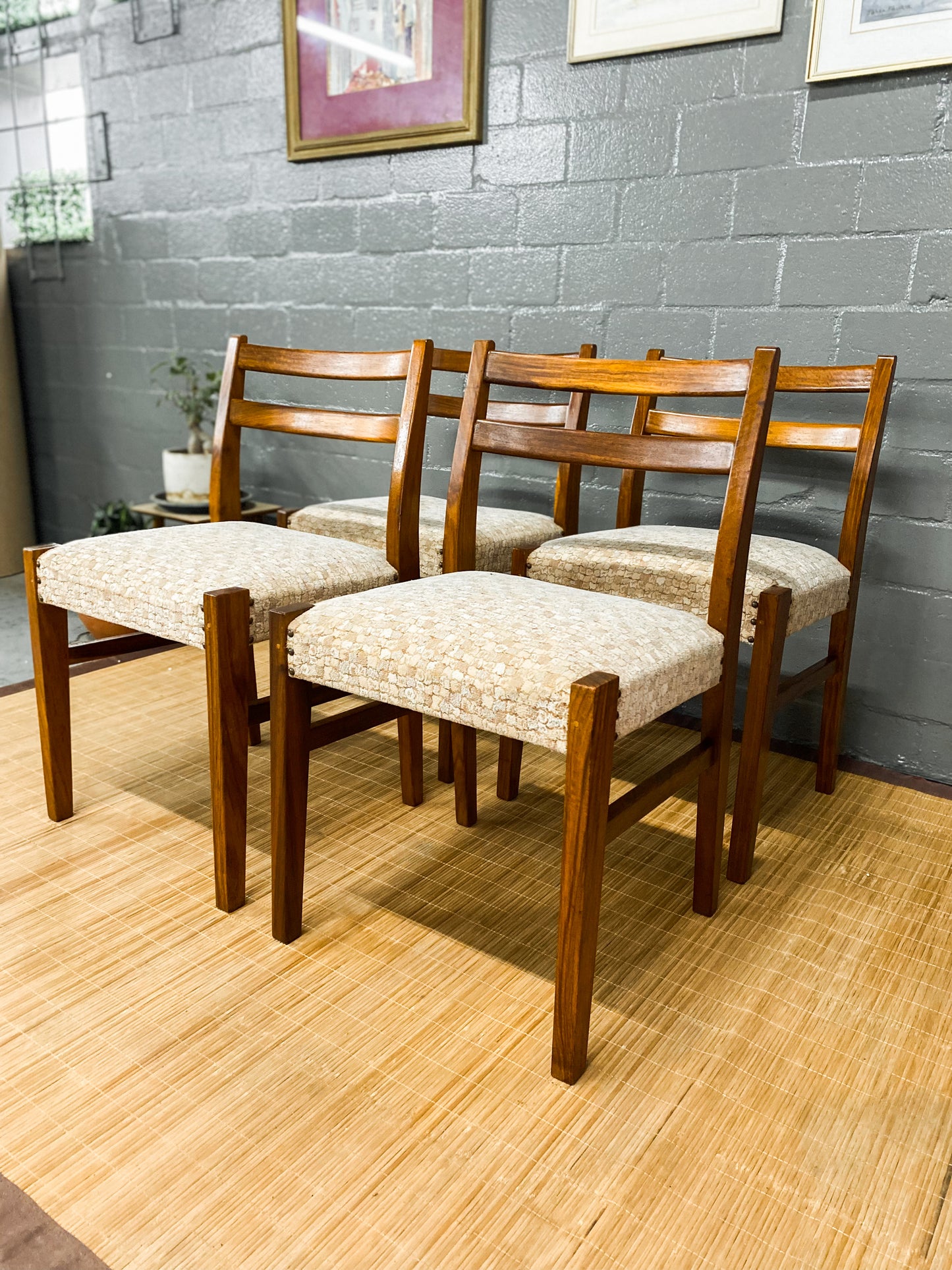 Set of four MCM Dining Chairs