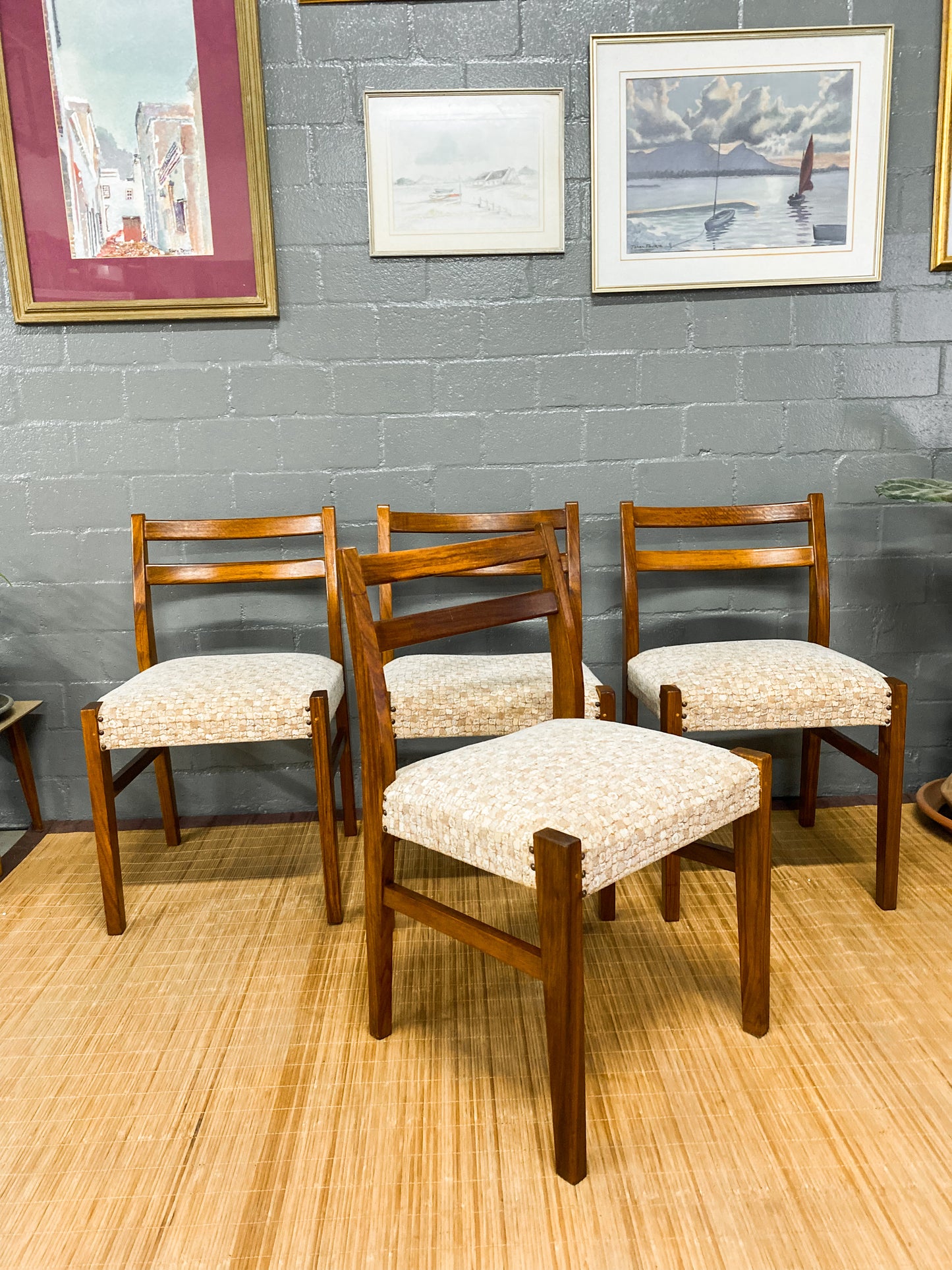 Set of four MCM Dining Chairs