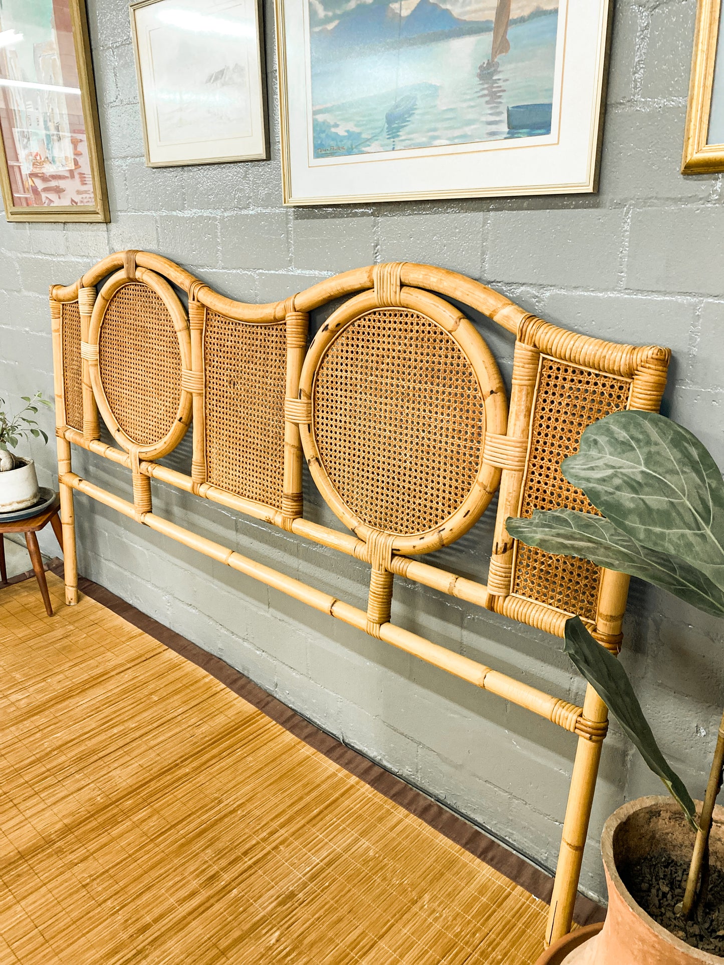 King Cane Headboard
