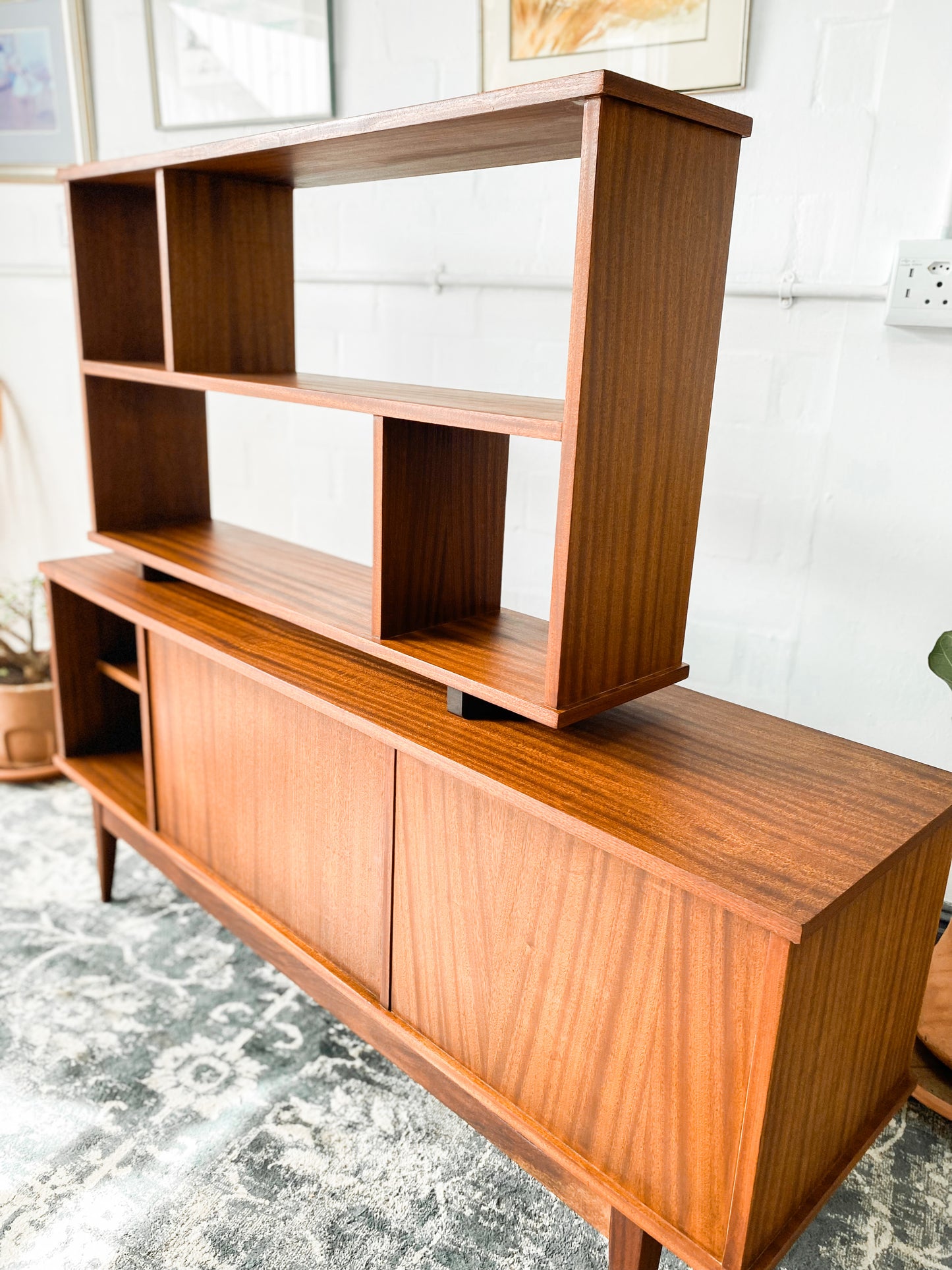 Mid Century Display Sideboard